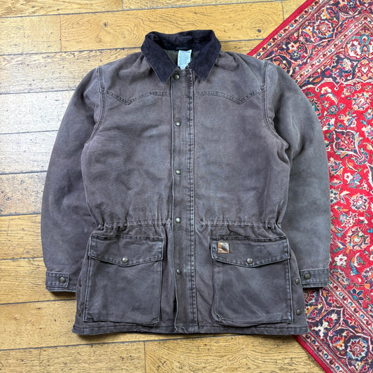 Vintage Carhartt Brown Chore Workwear Jacket - L
