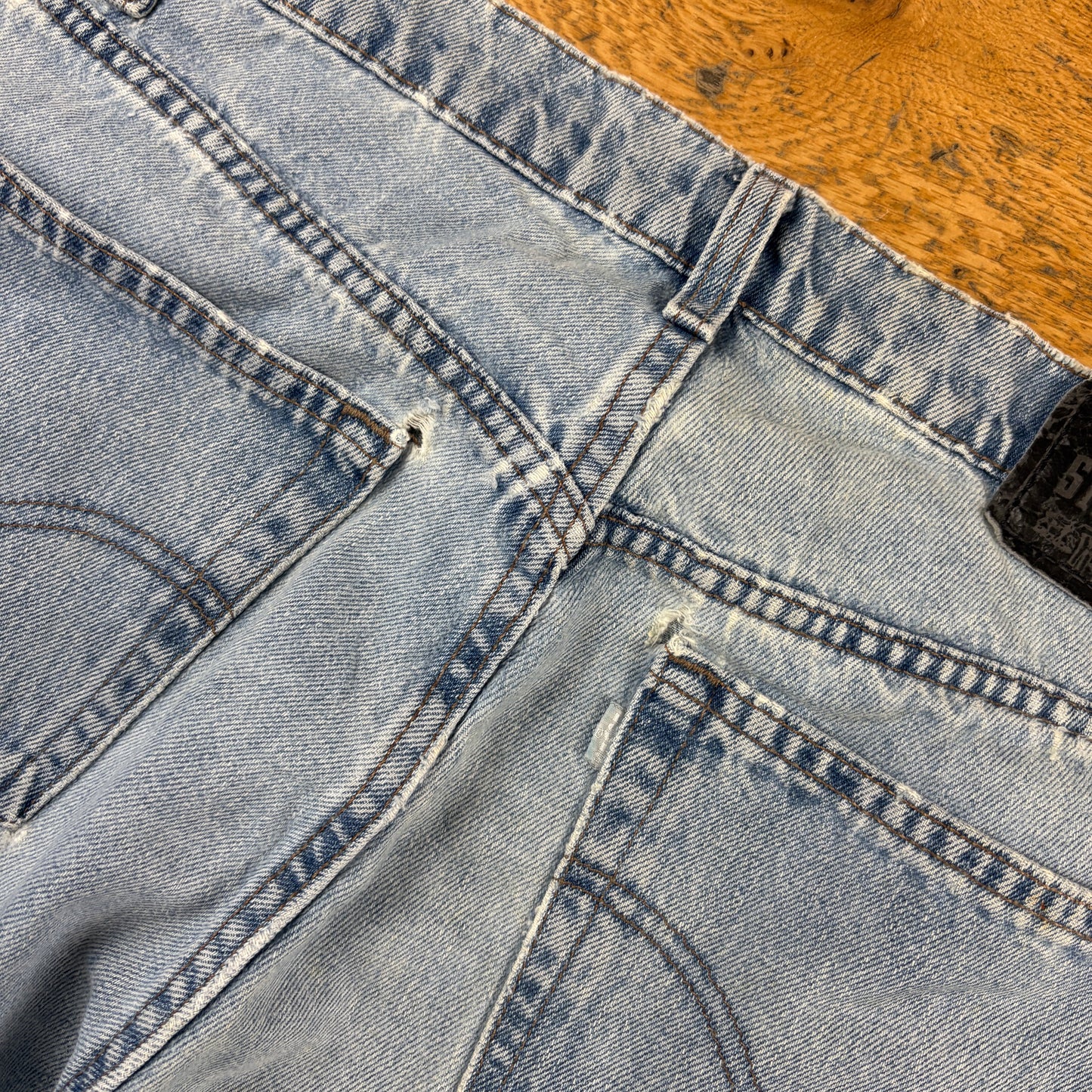 Vintage Levis Silver Tabs 1997 Blue Hip Hop Baggy Jeans - 38