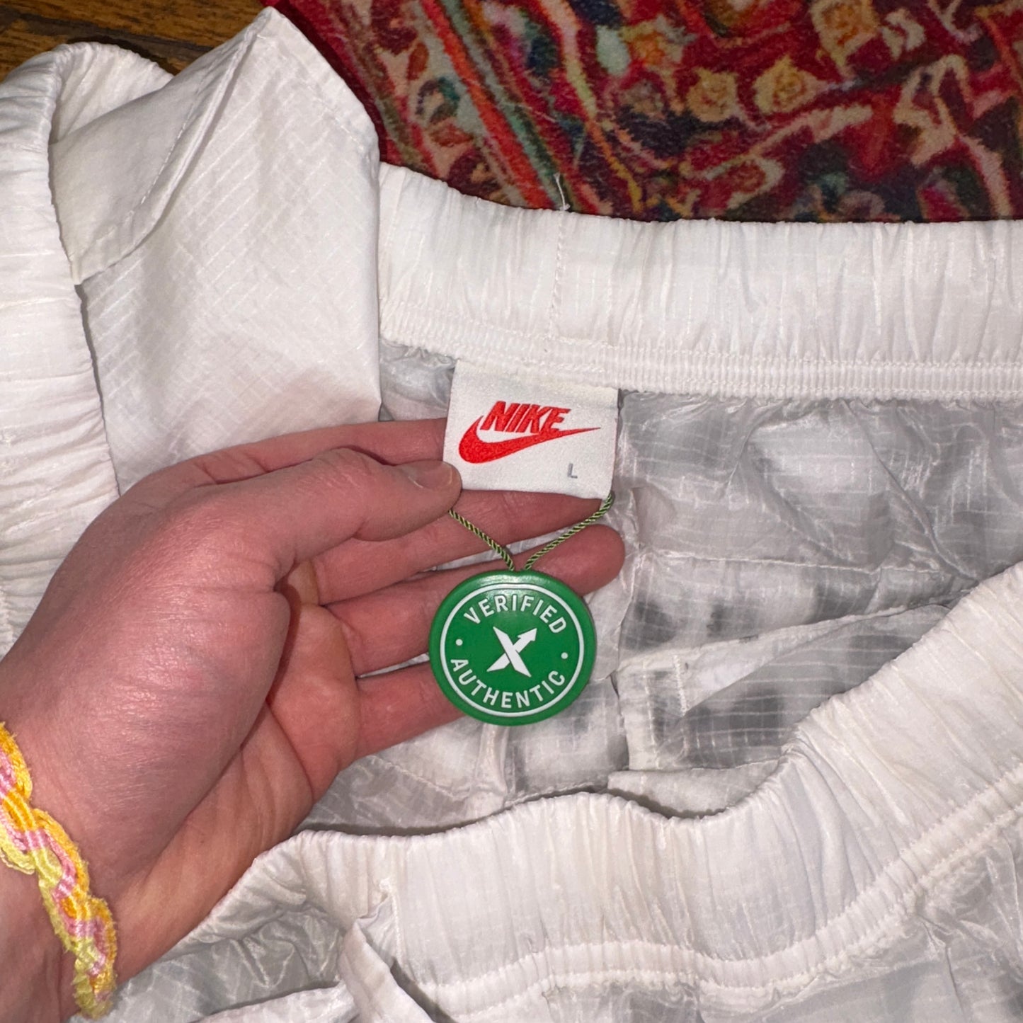 Vintage Stussy X Nike White Puffer Insulated Pant Tracksuit Bottoms Trousers - L