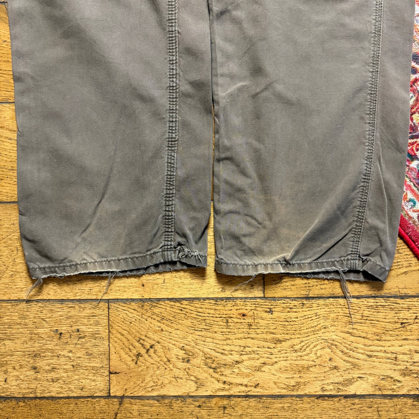Vintage Carhartt Workwear Carpenter Brown Baggy Trousers - 33S