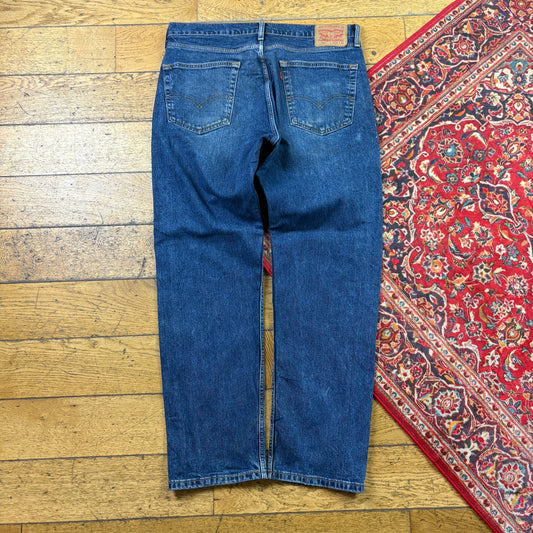 Vintage Levis 505 Straight Blue Denim Jeans - 36