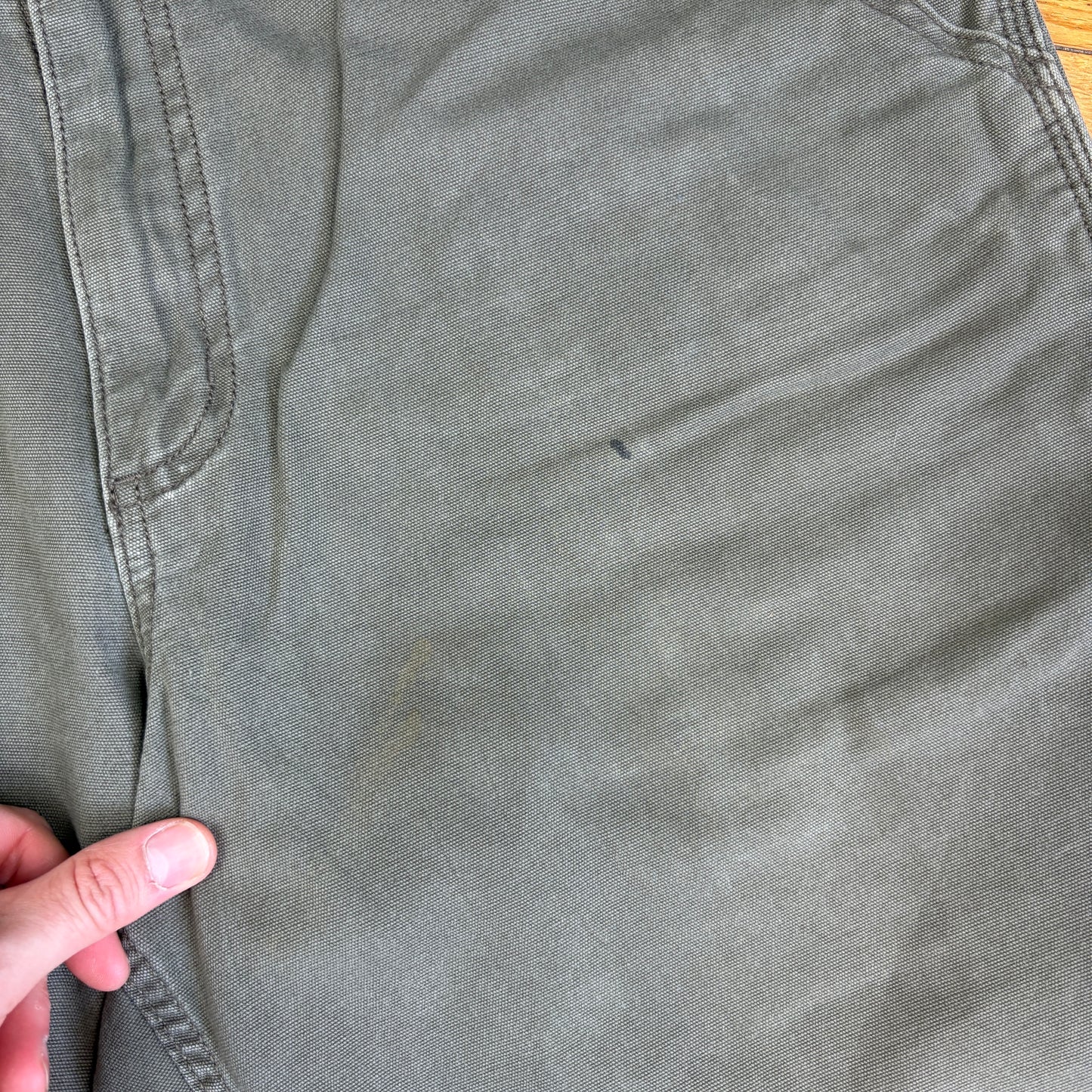 Vintage Carhartt Grey Workwear Baggy Carpenter Shorts - 34