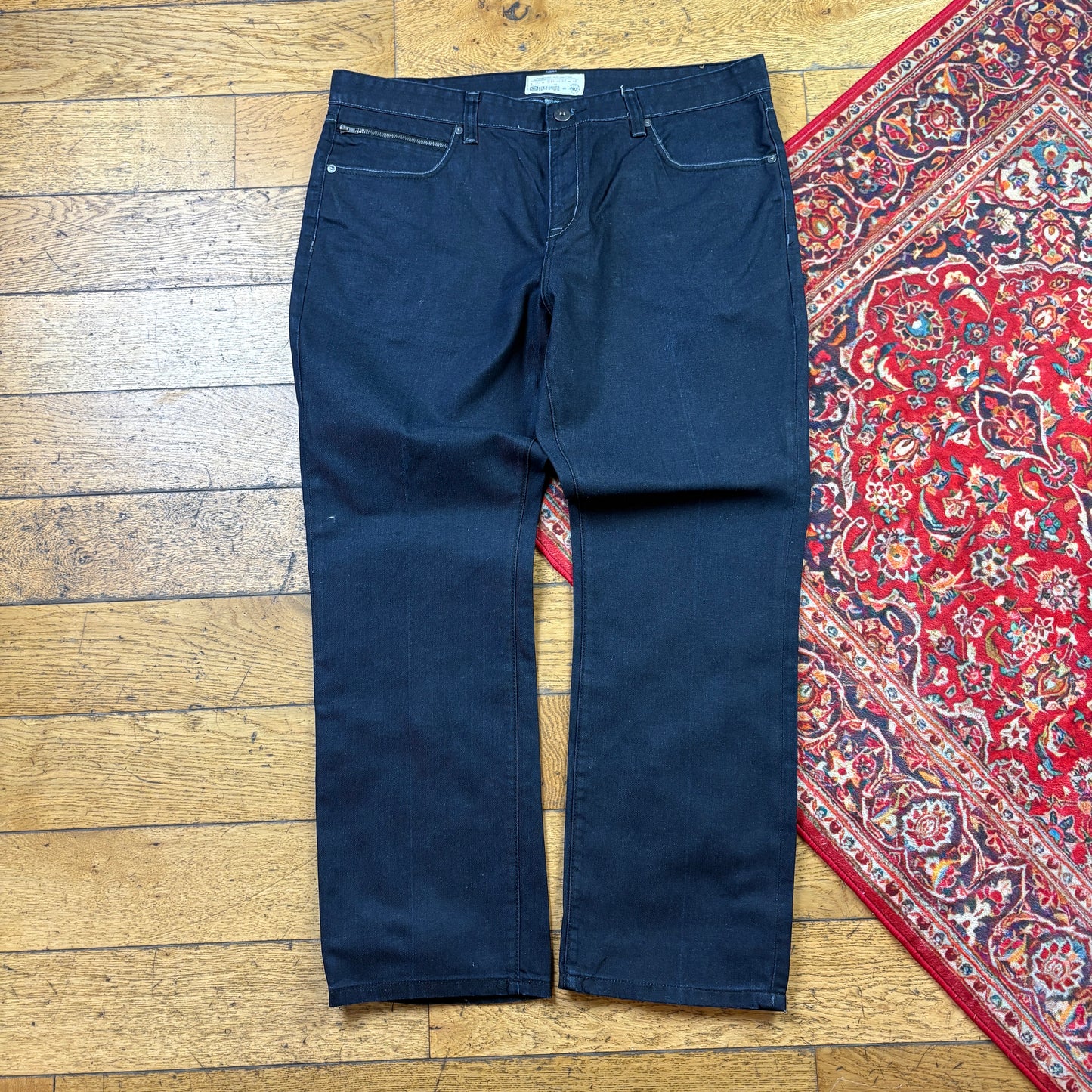 Vintage Ecko Unltd Blue Embroidered Y2K Hip Hop Straight Jeans - 42