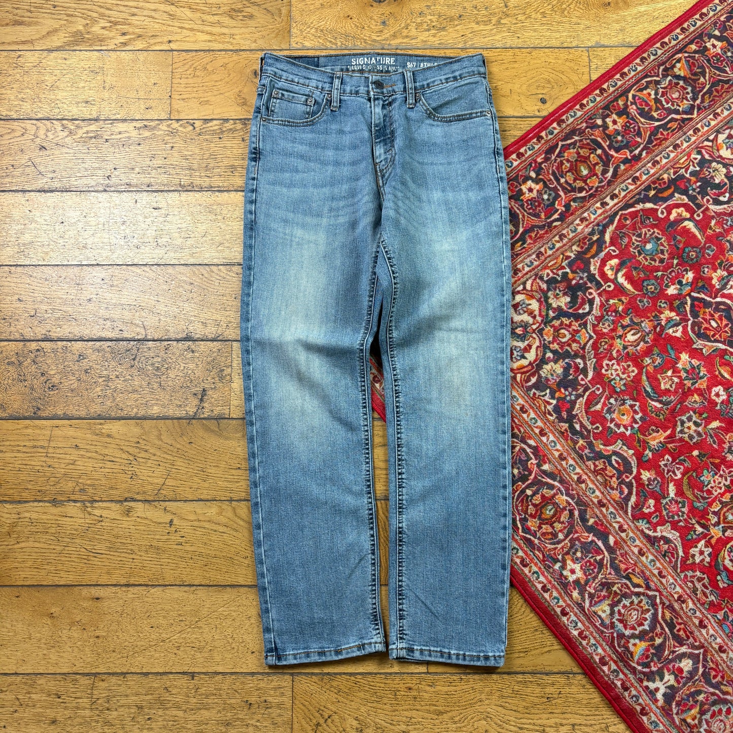 Vintage Levis Slim Blue Denim Jeans - 30