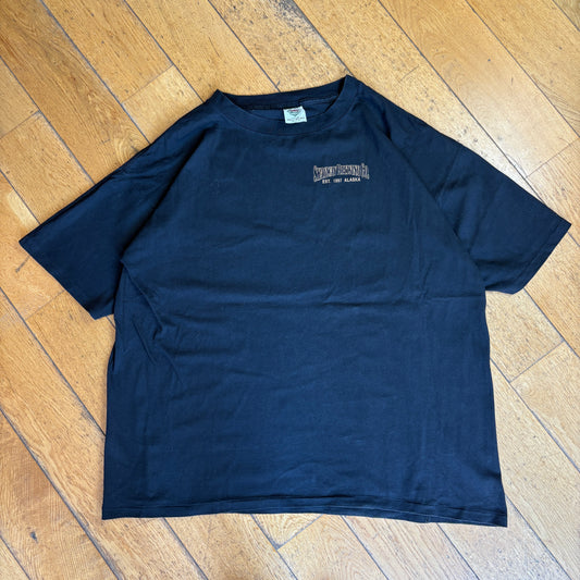 Vintage 90s Stagway Brewing Beer Black Single Stitch Graphic T-Shirt - 2XL