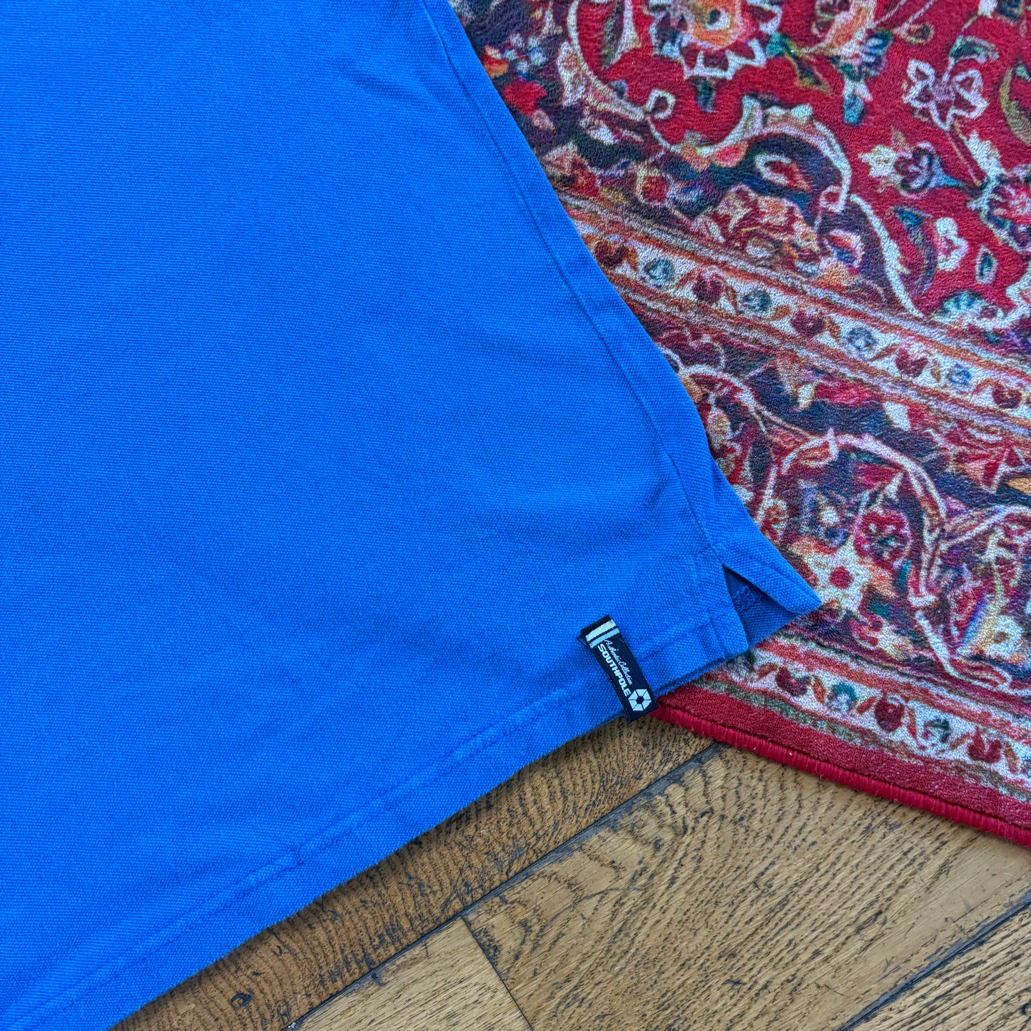 Vintage Southpole Blue Hip Hop Embroidered Polo Shirt - L