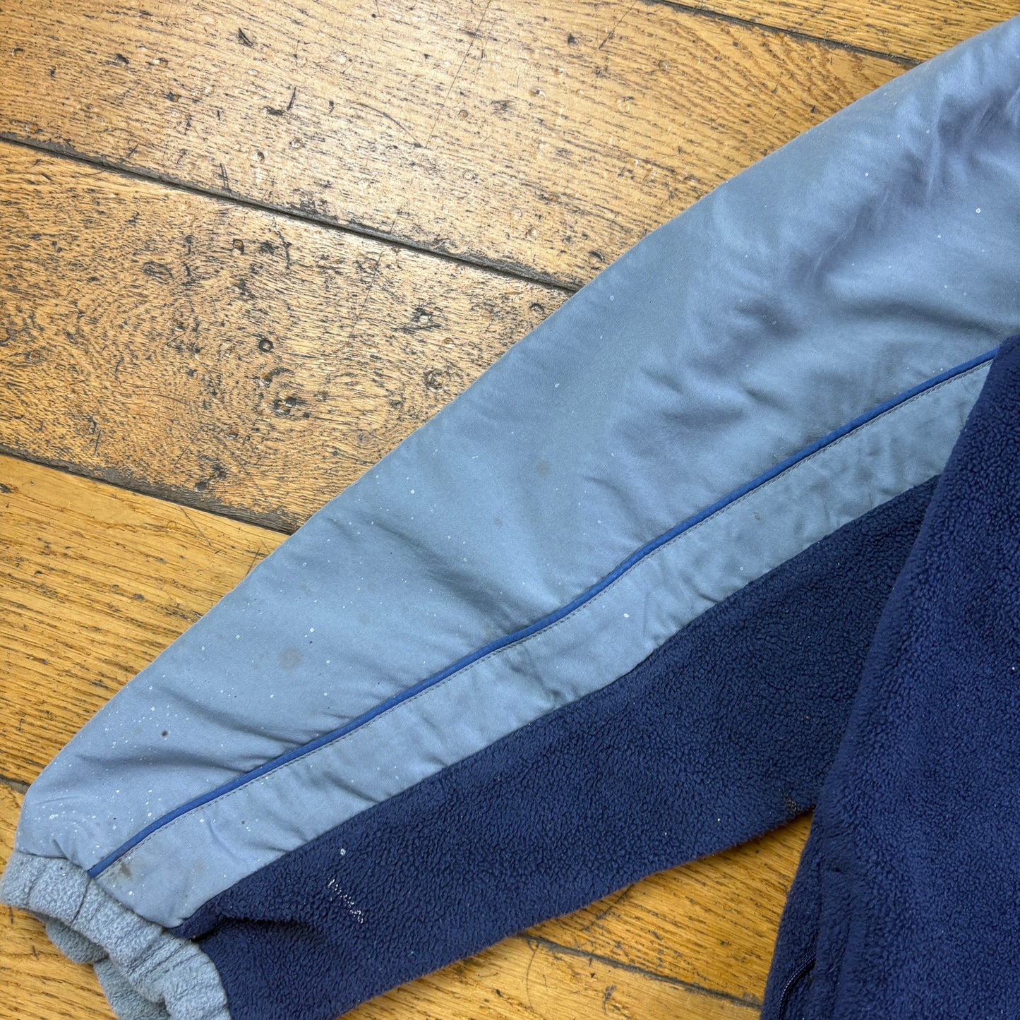 Vintage 90s Adidas Blue Fleece Embroidered Sweatshirt - L