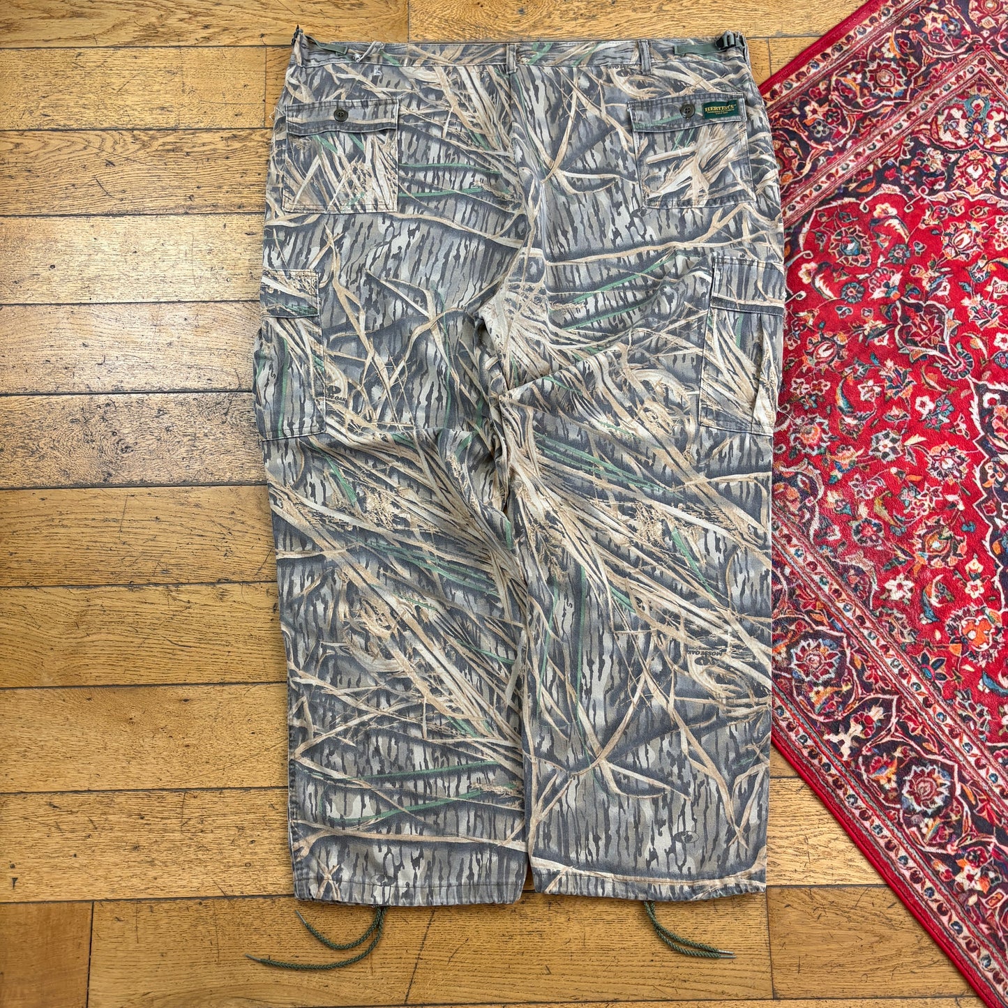 Vintage Real Tree Camo Green Hunting Workwear Trousers - 50