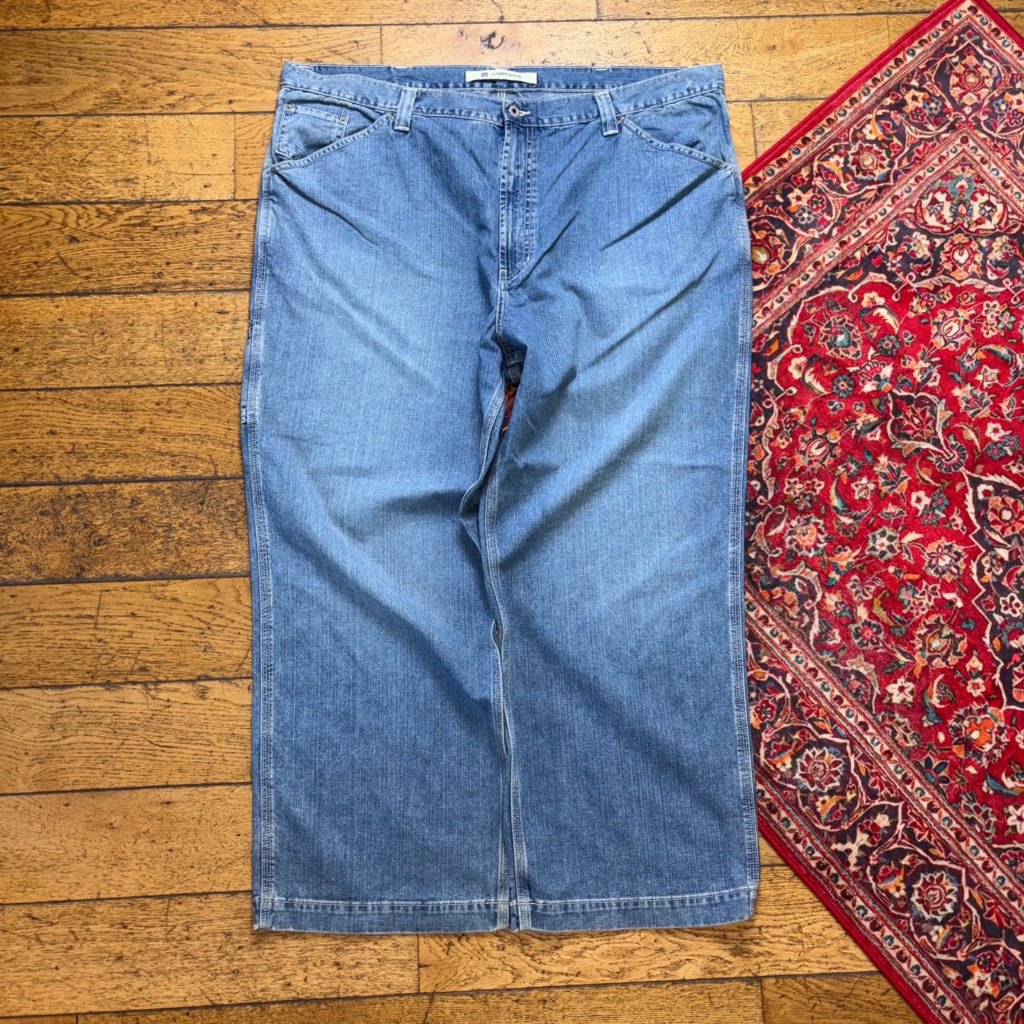 Vintage Gap Carpenter Blue Workwear Y2K Hip Hop Baggy Jeans - 48R