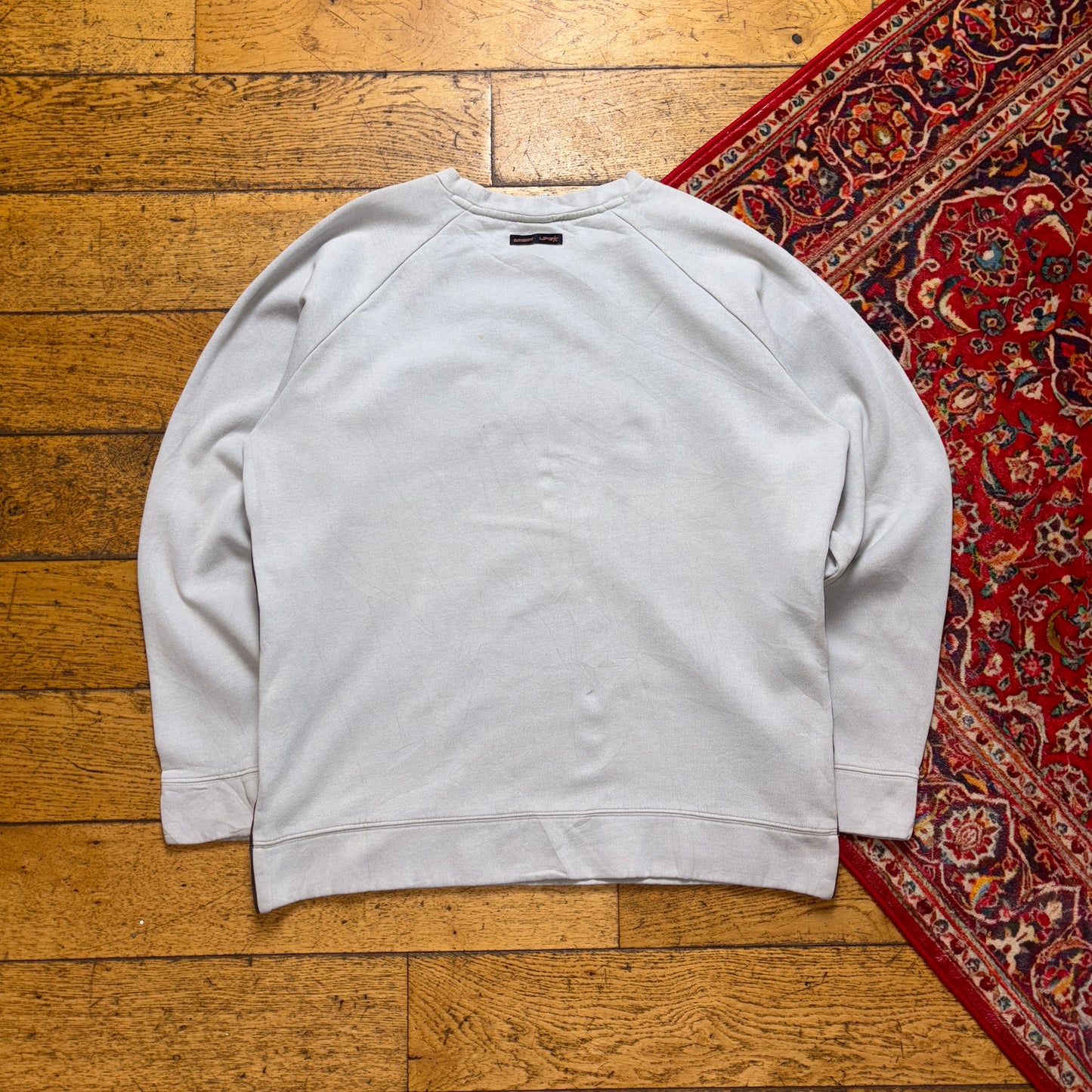 Vintage Fila Light Blue Embroidered Sweatshirt - XL