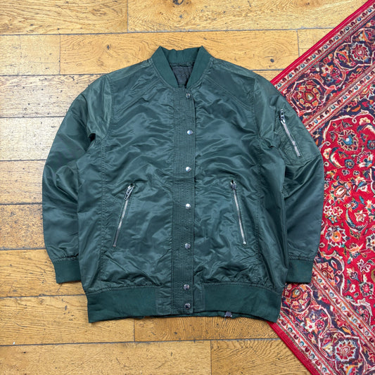 Vintage Green MA-1 Bomber Jacket - M