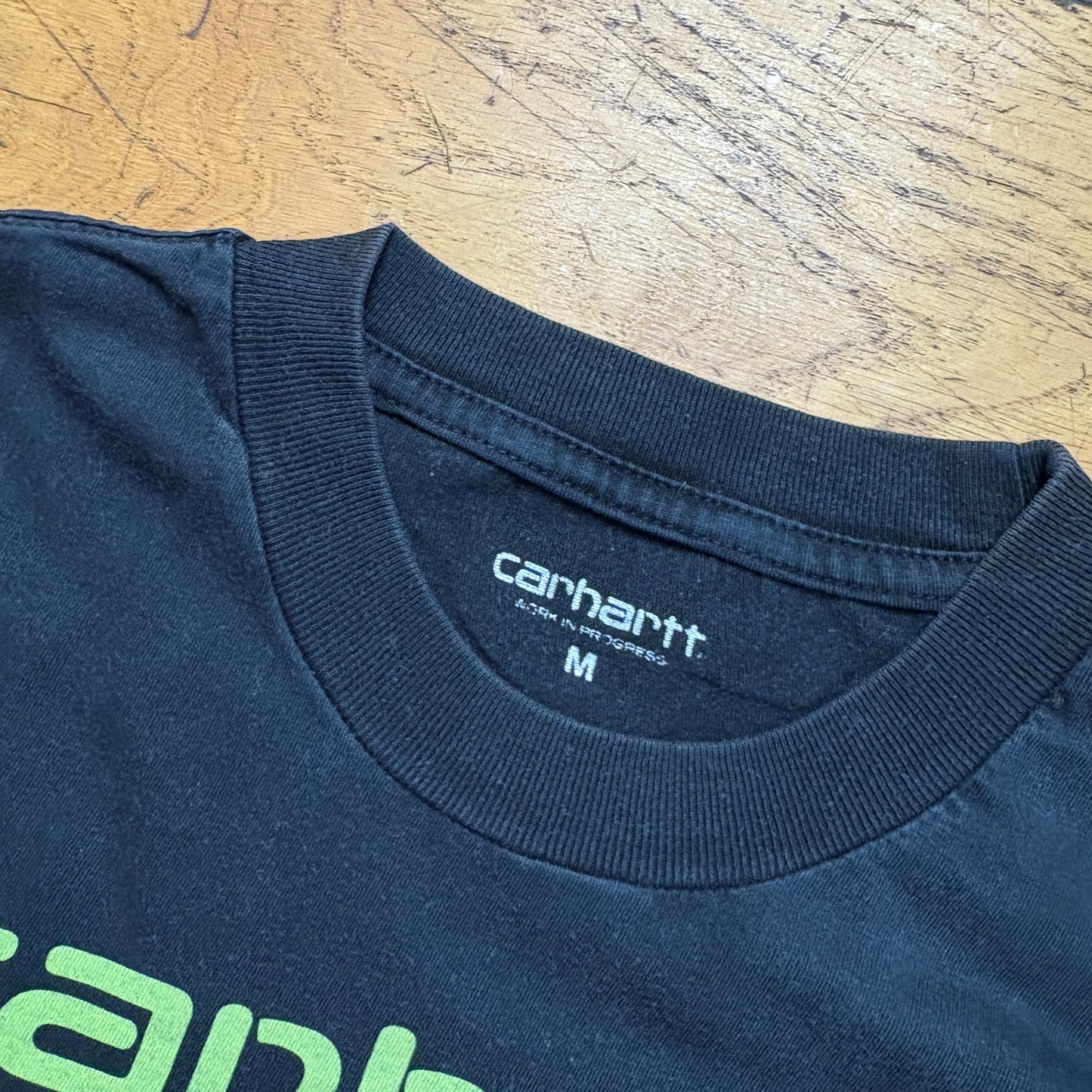 Vintage Carhartt WIP Black Graphic T-Shirt - M