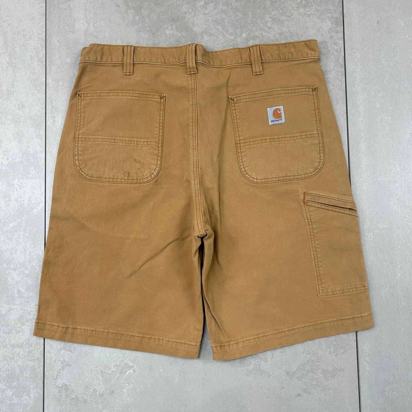 Vintage Carhartt Workwear Baggy Brown Carpenter Shorts - 38