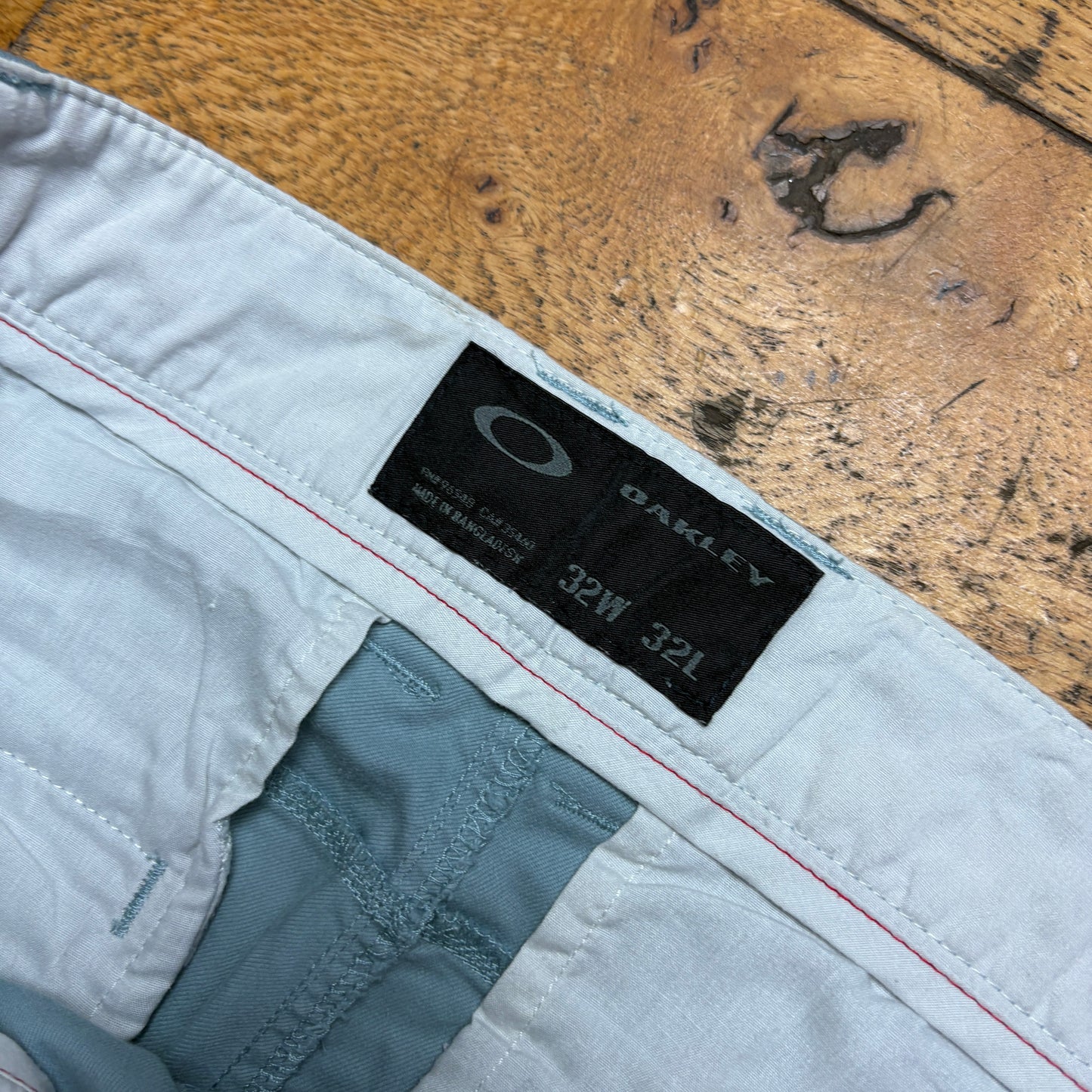 Oakley Blue Chino Straight Leg Golf Trousers - 34S