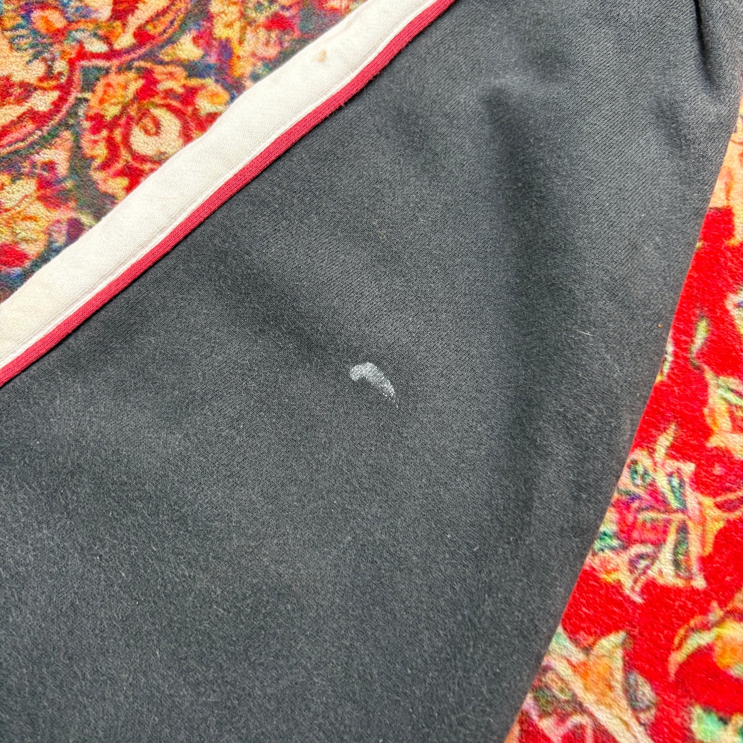 Vintage Yardsale Black YSL Spoof Embroidered Sweatshirt - M