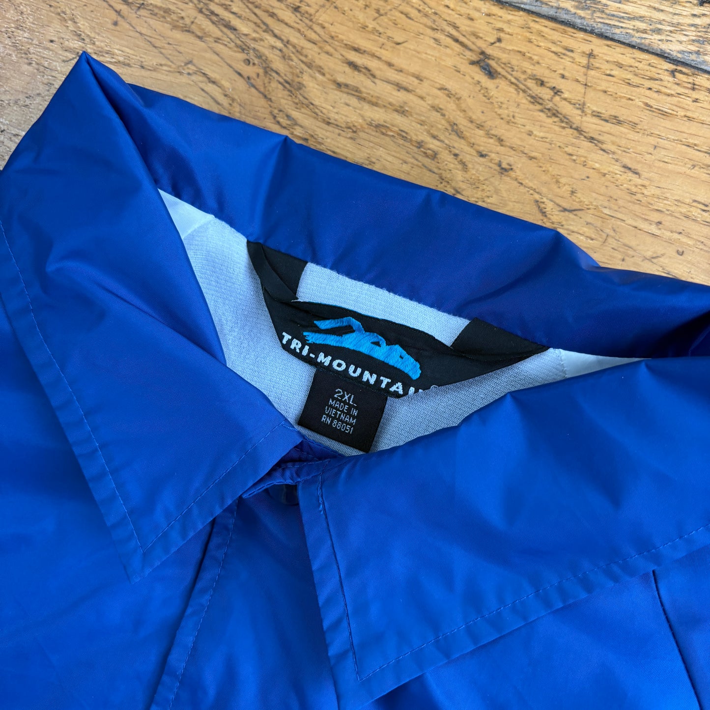 Vintage Blue Nylon Coach Harrington Jacket - XXL