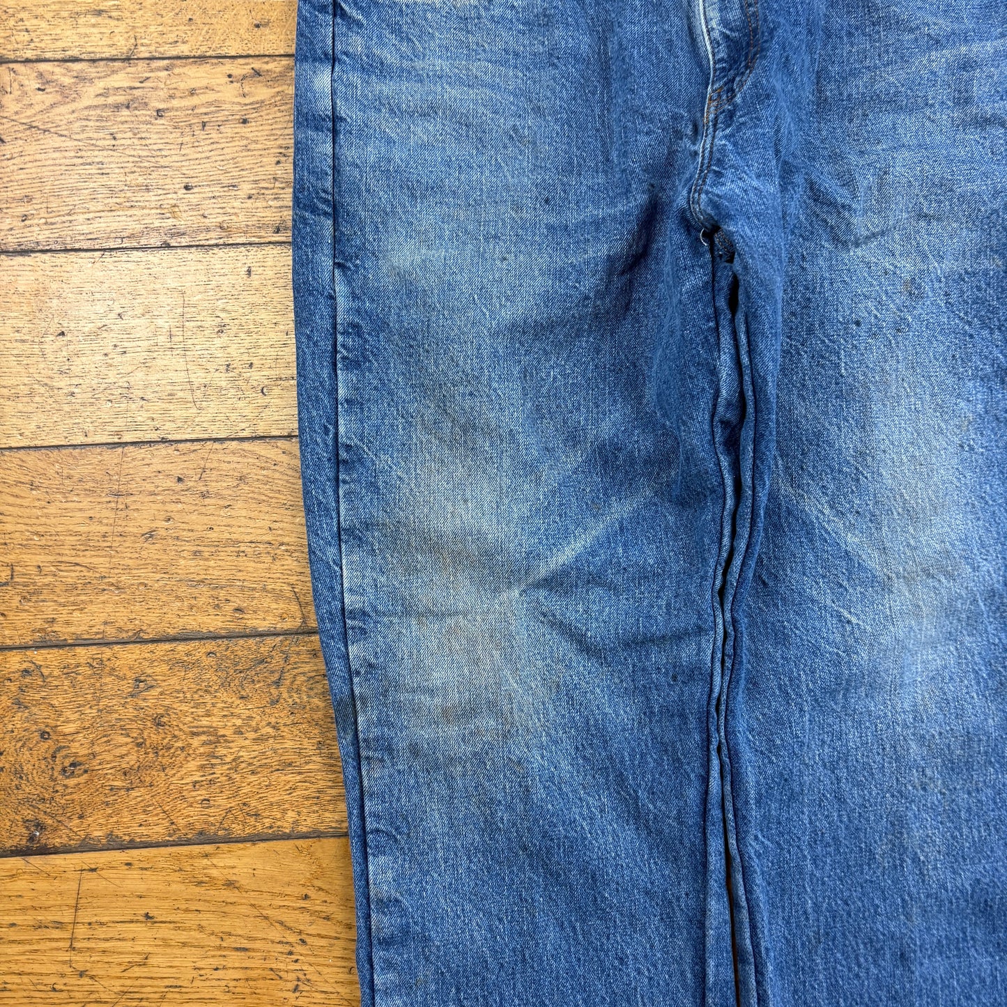 Vintage Dickies Blue Workwear Carpenter Baggy Jeans - 38