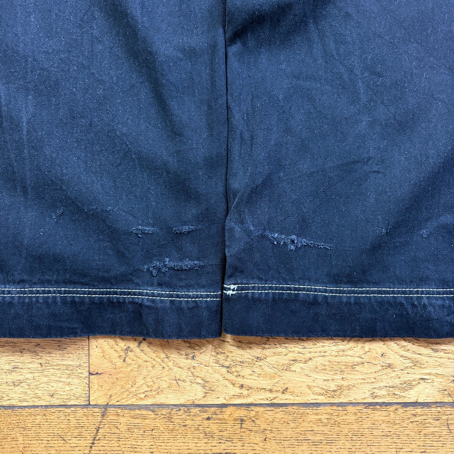 Vintage Alab Black JNCO Style Embroidered Y2K Hip Hop Baggy Jeans - 34