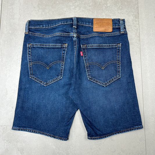 Vintage Levis 412 Blue Denim Shorts - 32