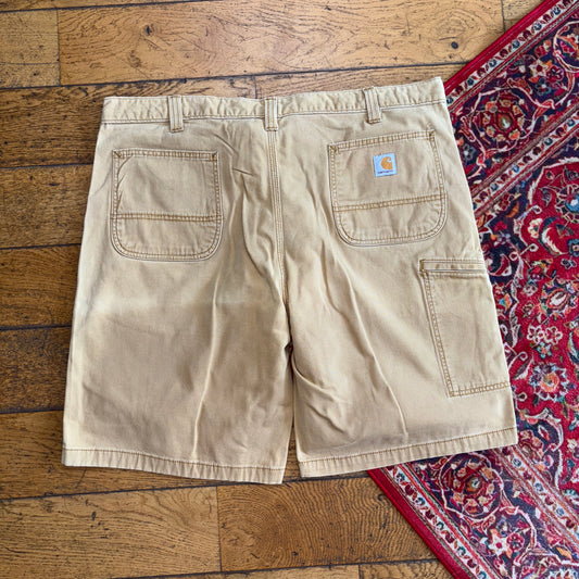 Vintage Carhartt Workwear Baggy Brown Carpenter Shorts - 42