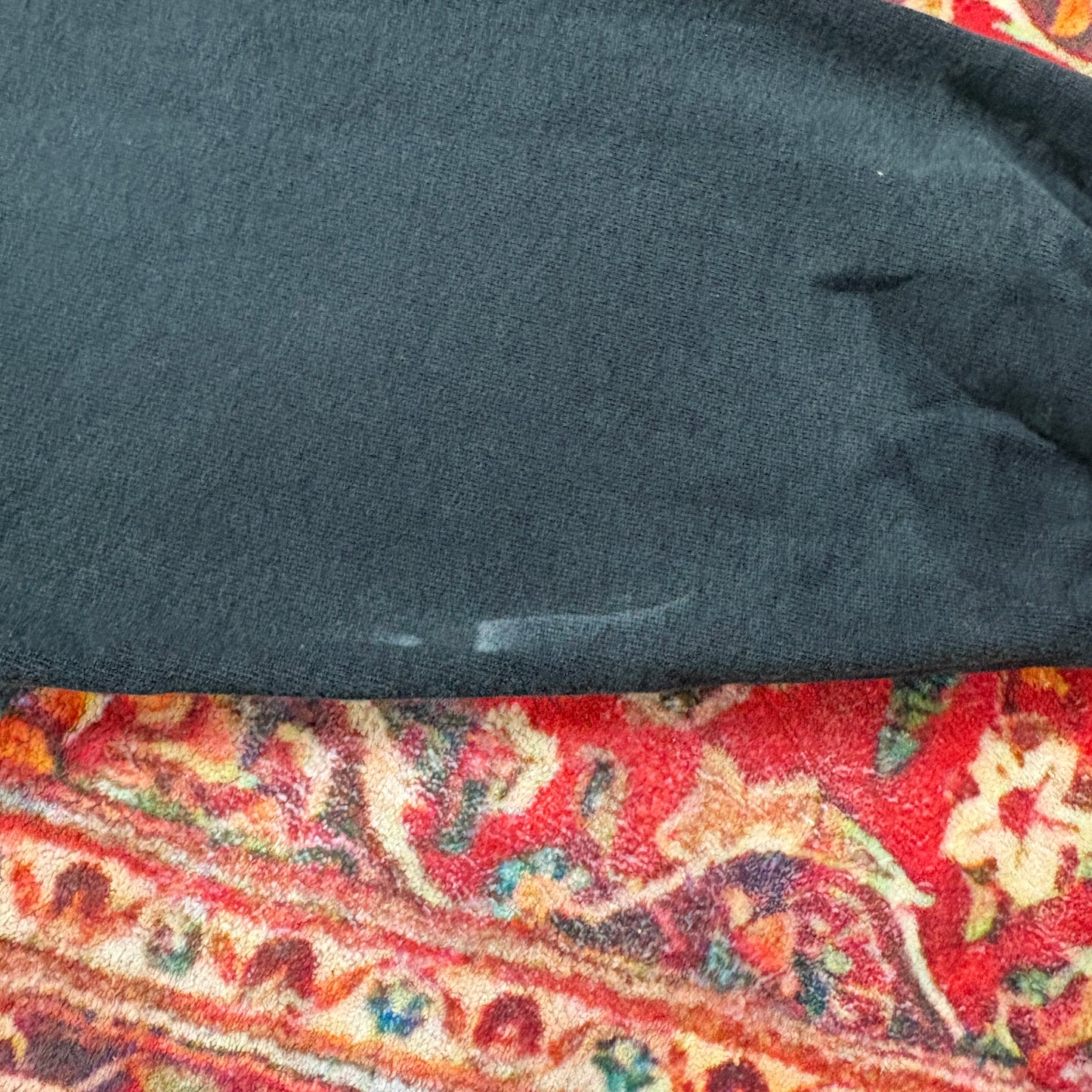 Supreme Black Spellout Embroidered Hoodie Sweatshirt - M