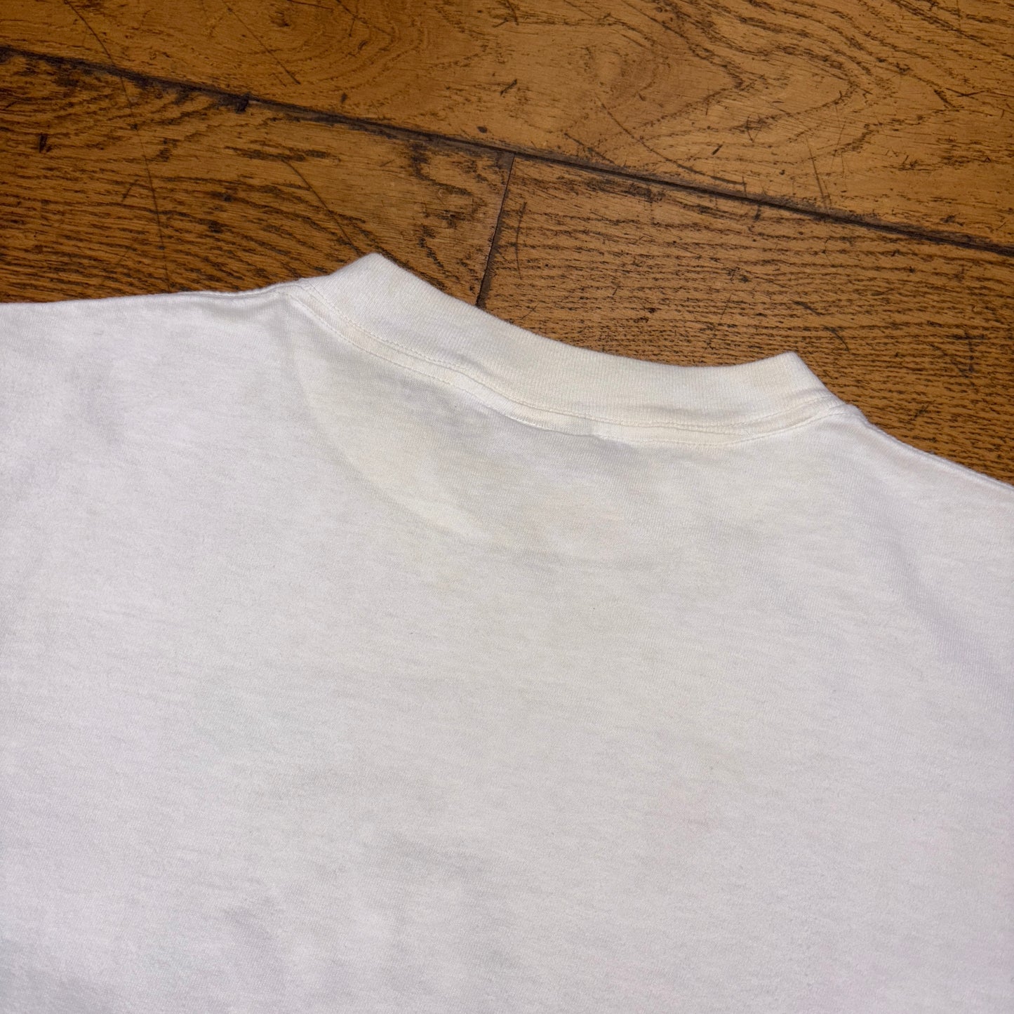 Vintage 1992 Mum White Funny Single Stitch Graphic T-Shirt - M