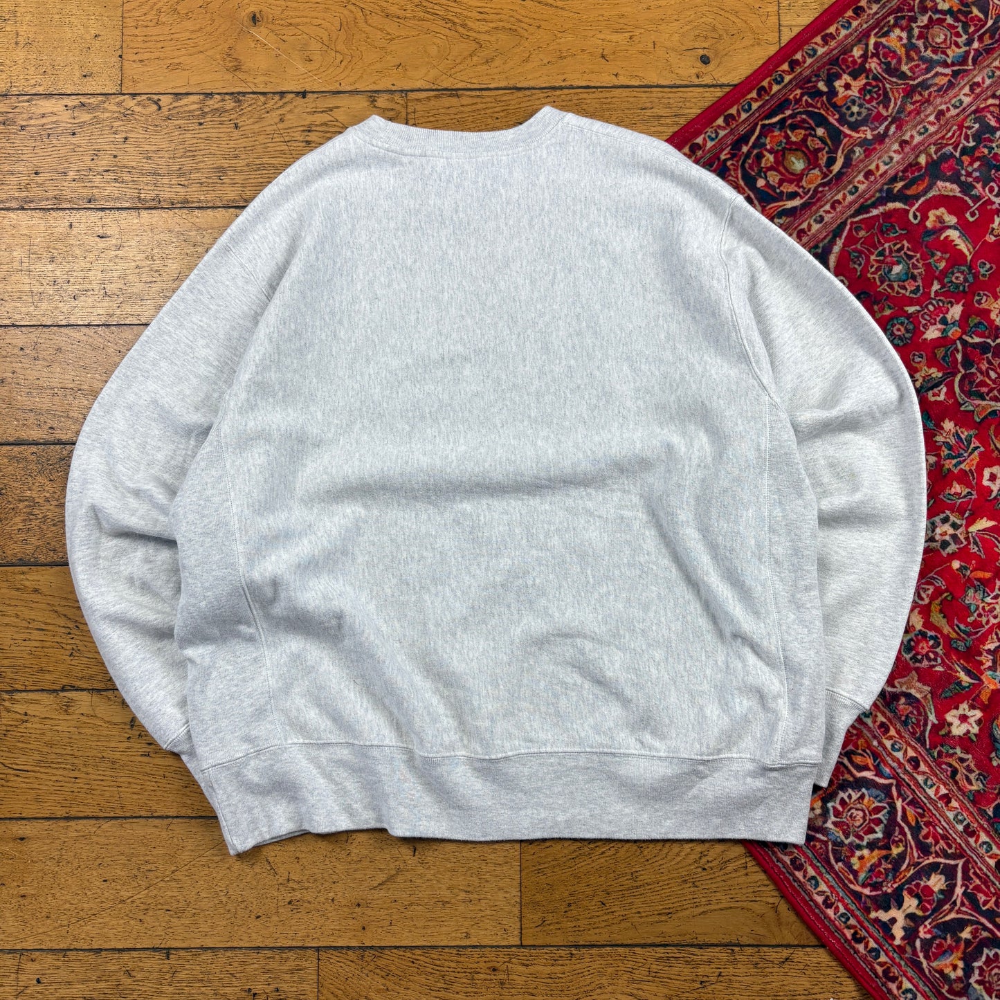 Vintage Champion USA College Grey Embroidered Sweatshirt - XL