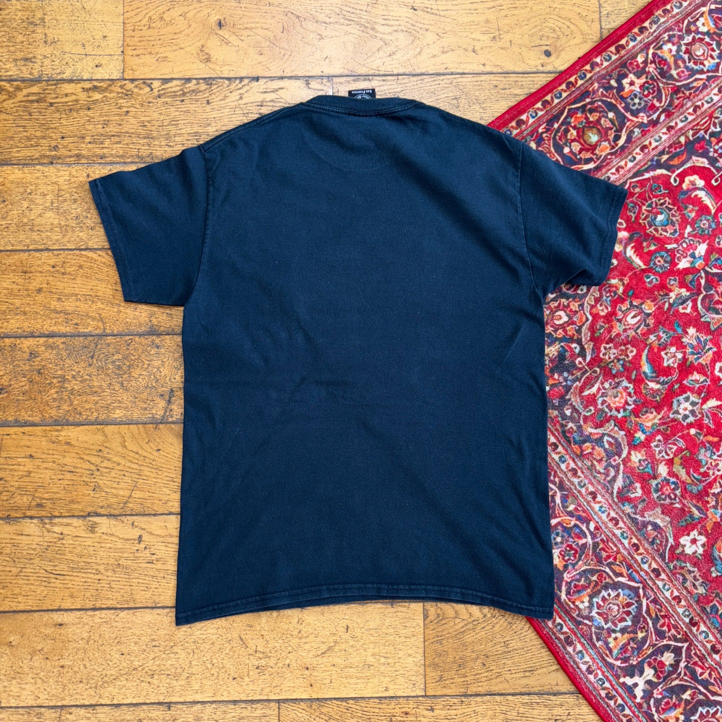 Vintage Thrasher Black Skate Graphic T-Shirt - S
