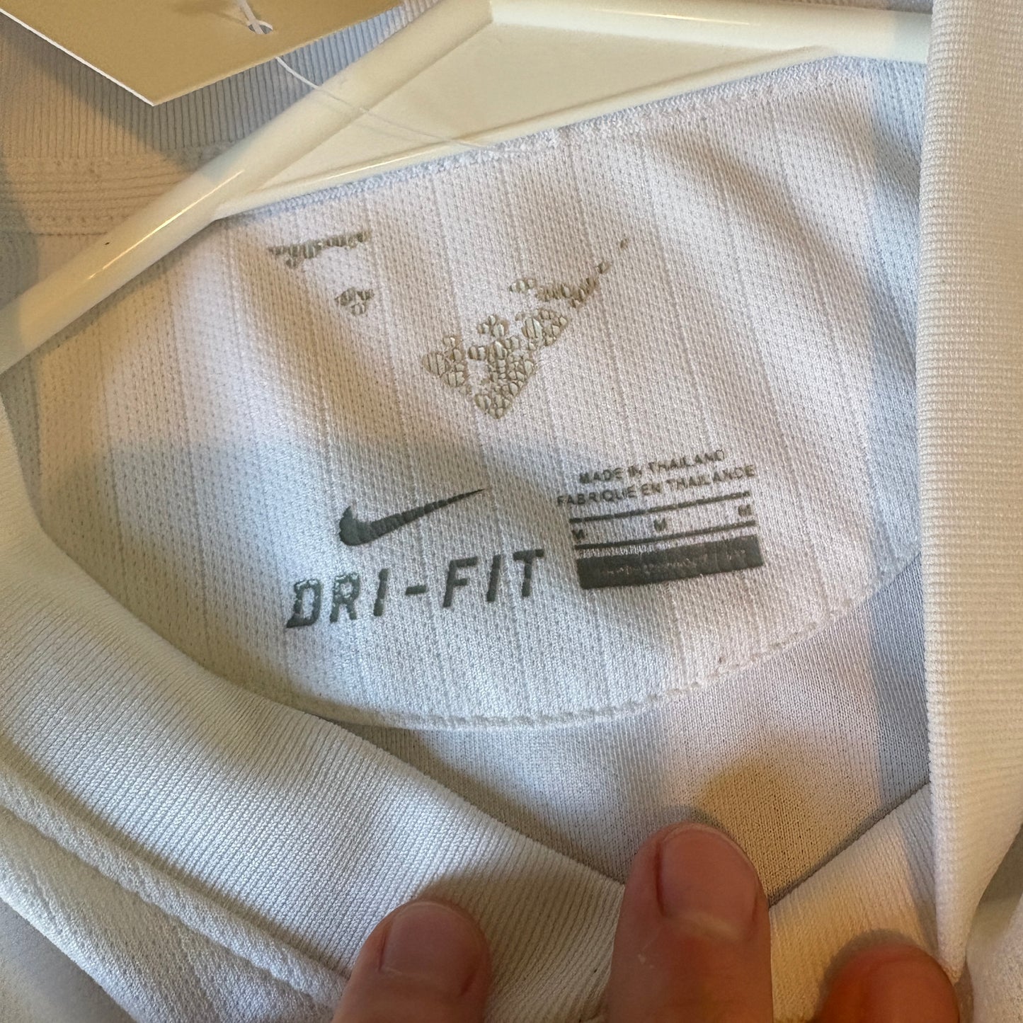 Vintage Nike England White World Cup Football Shirt - S