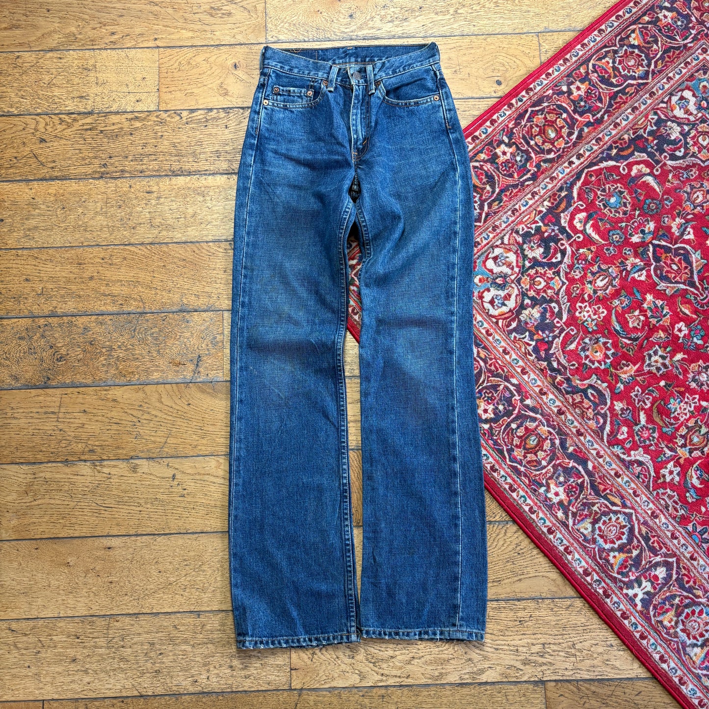 Vintage Levis 553 Bootcut Blue Denim Jeans - Size 4/6