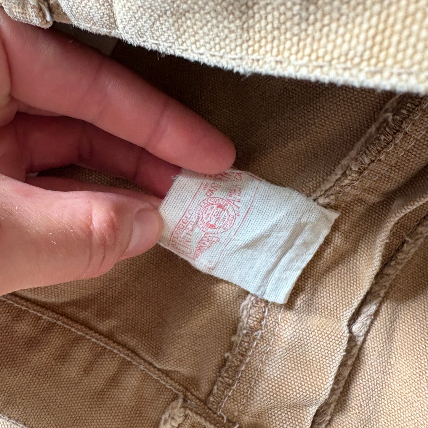 Vintage Carhartt Workwear Brown Double Knee Carpenter Baggy Trousers -