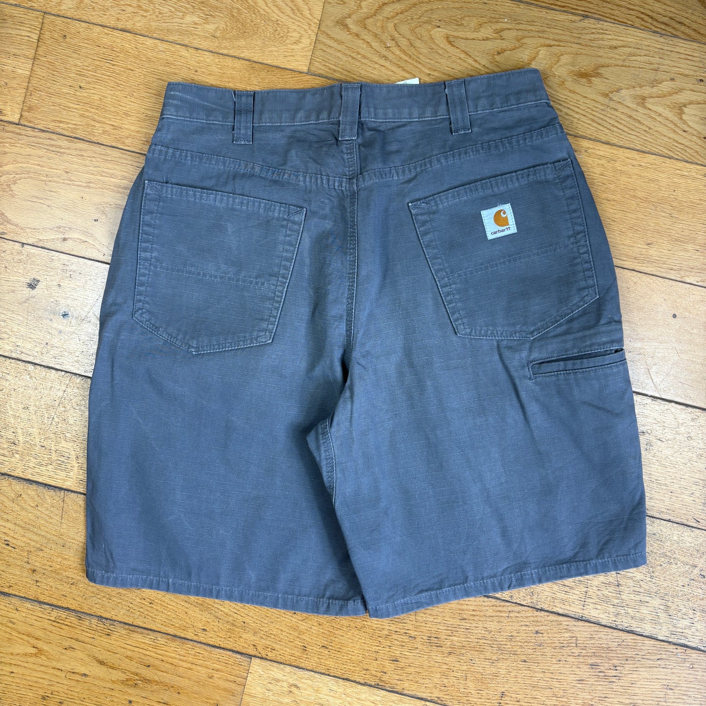 Vintage Carhartt Grey Workwear Baggy Carpenter Shorts - 34