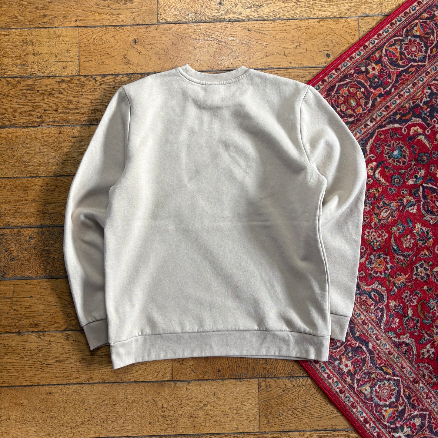 Vintage Oakley Cream Embroidered Sweatshirt - M