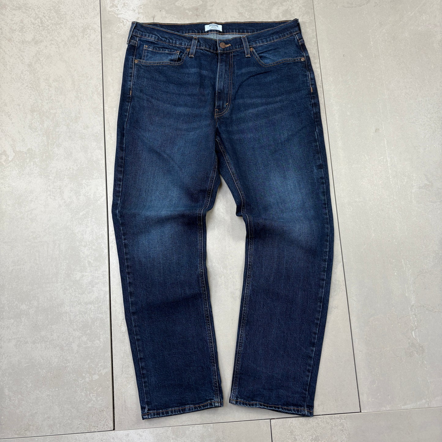 Vintage Levis Straight Blue Denim Jeans - 38