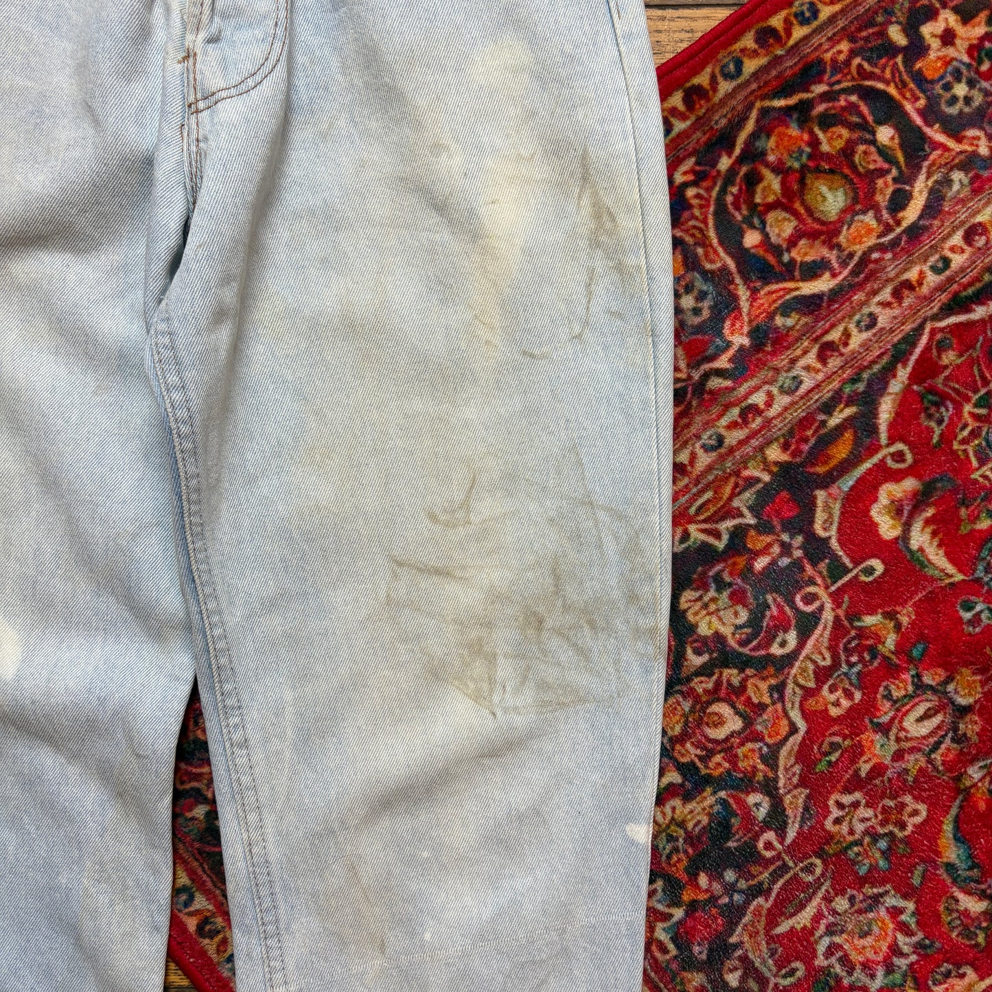 Vintage Levis 501 Straight Blue Denim Jeans - 34S