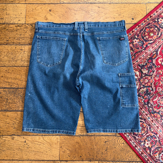 Vintage Dickies Workwear Carpenter Blue Baggy Shorts - 40