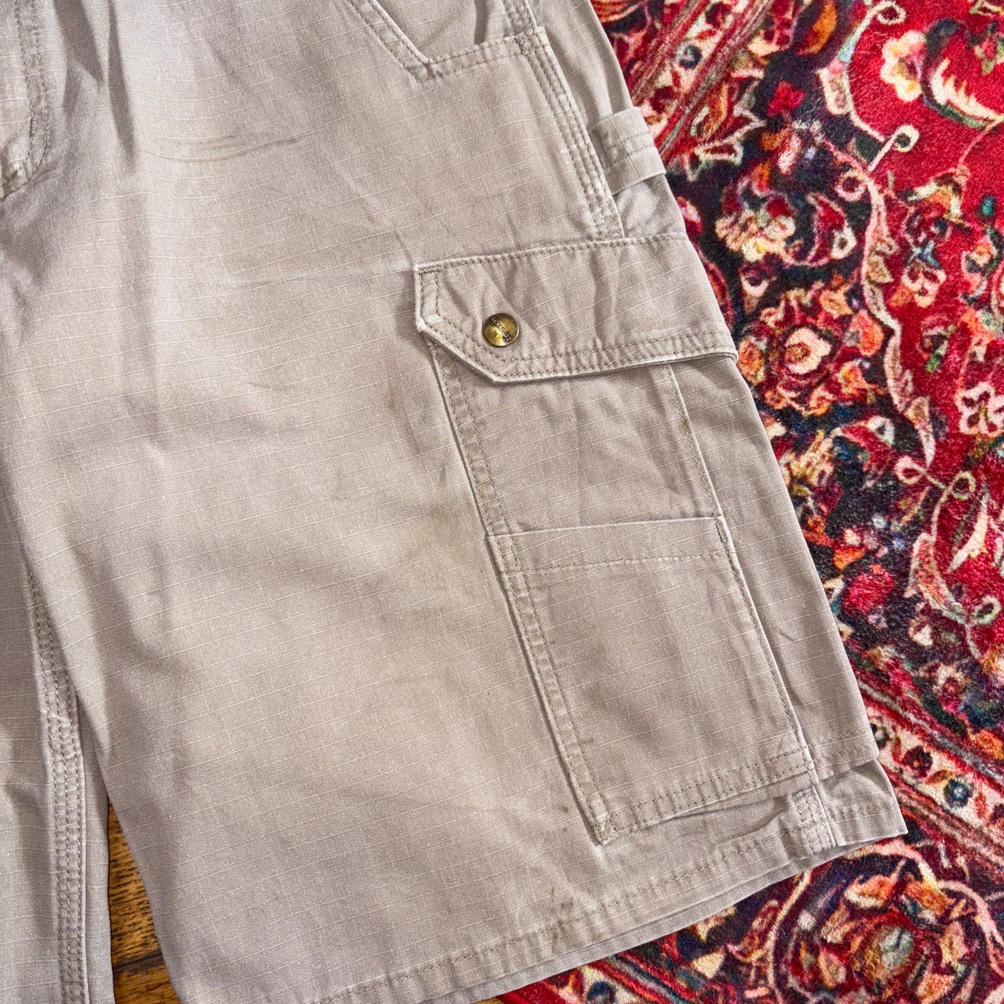 Vintage Carhartt Brown Workwear Baggy Carpenter Shorts - 34