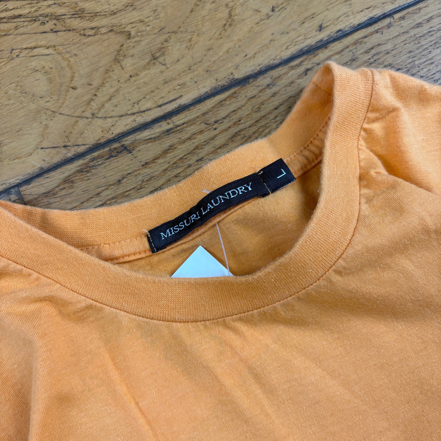 Vintage Orange Surfwear Graphic T-Shirt - M