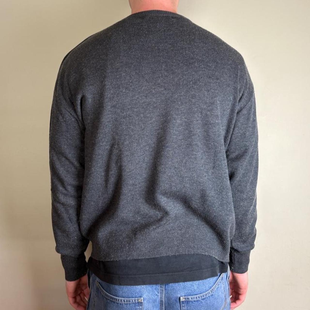 Vintage Ralph Lauren Grey Knit Jumper - L