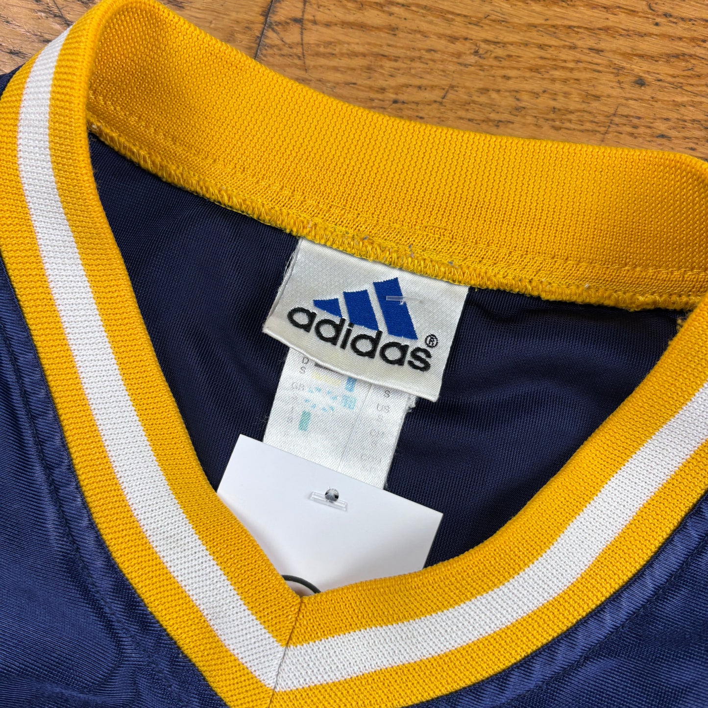 Vintage 90s Adidas Navy Basketball T-Shirt - S