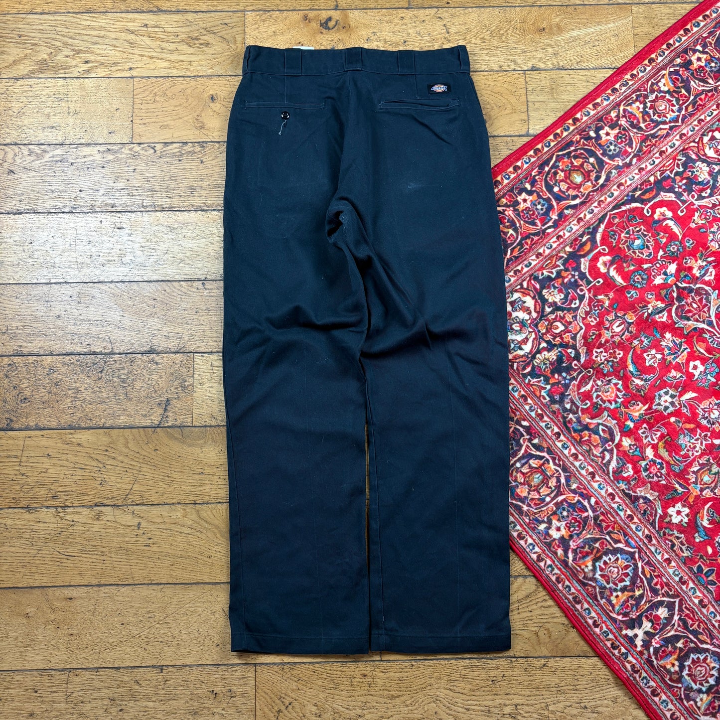 Vintage Dickies 874 Skate Black Trousers - 32