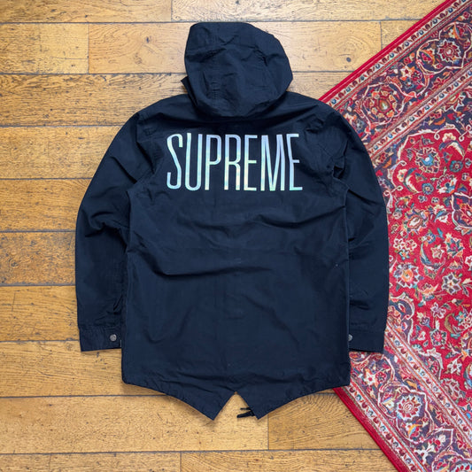 Vintage Supreme Black Coach Waterproof Jacket - XS