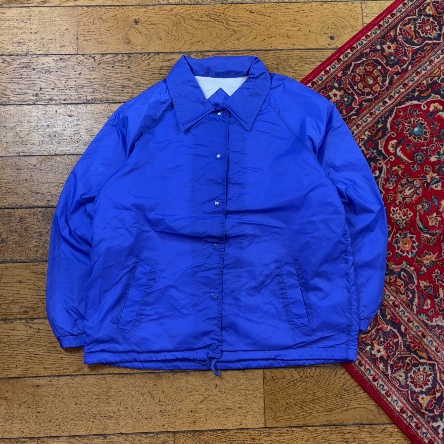 Vintage Purple Nylon Womens Coach Harrington Jacket - L