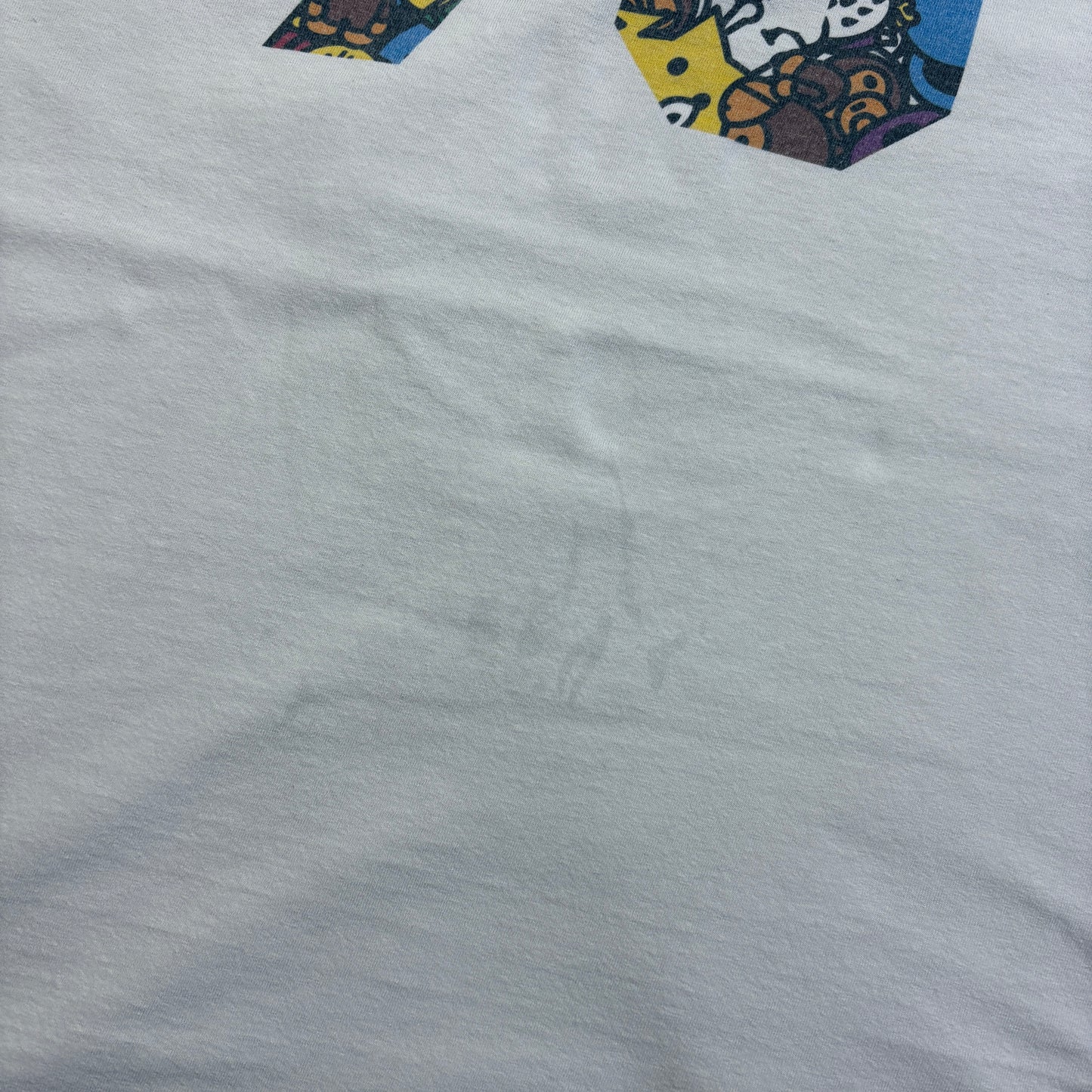 Vintage Bape Bathing Ape White Graphic T-Shirt - S