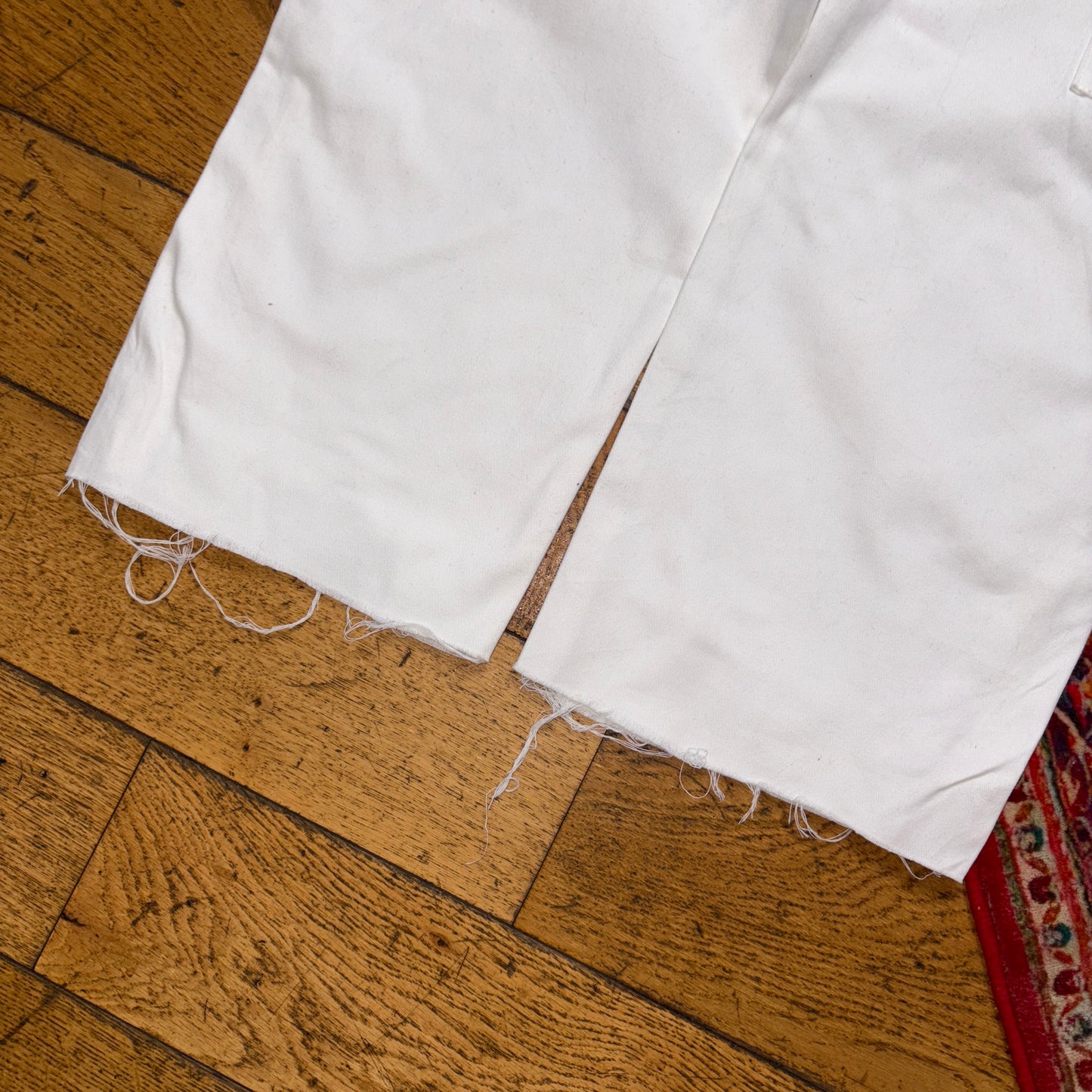 Vintage Wrangler White Carpenter Workwear Baggy Trousers - 33S