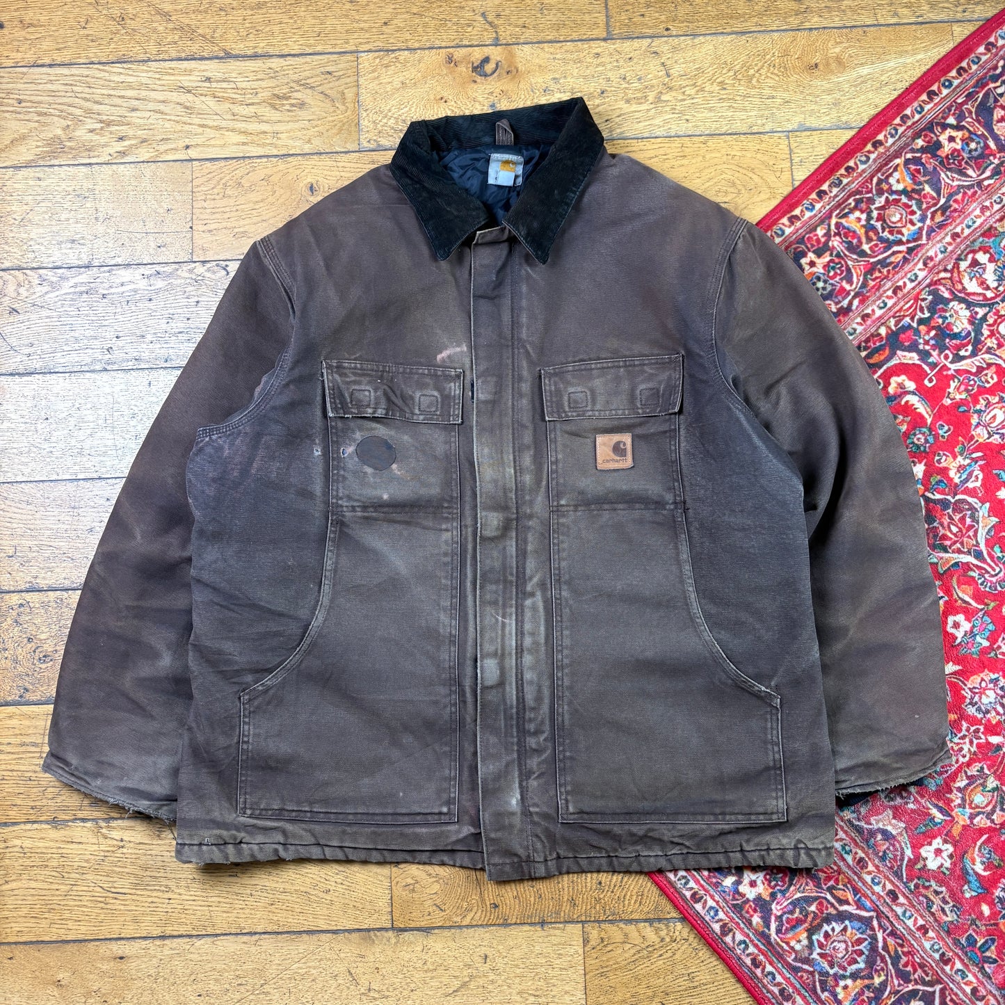 Vintage Carhartt Brown Arctic Chore Workwear Jacket - XL