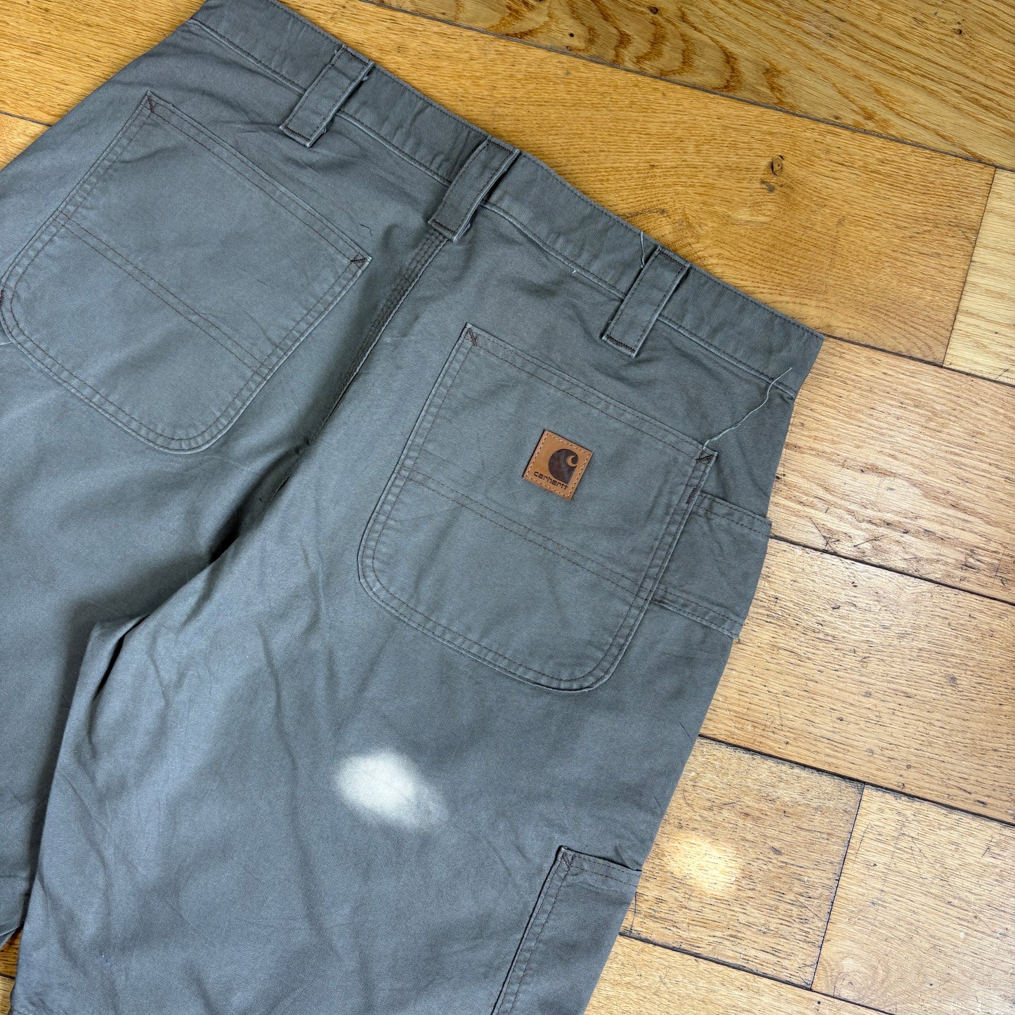 Vintage Carhartt Brown Workwear Baggy Carpenter Shorts - 34