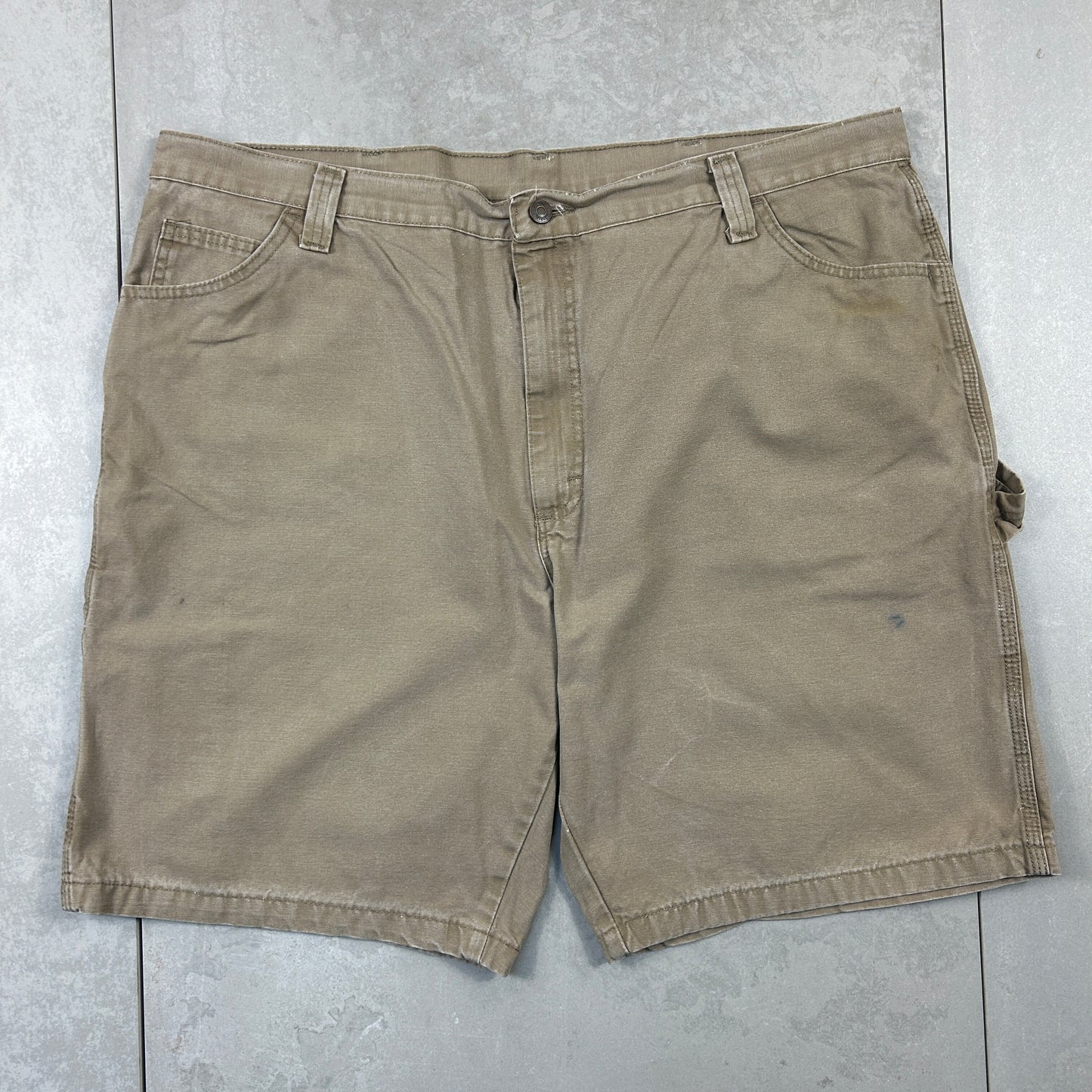 Vintage Wrangler Cream Workwear Carpenter Baggy Shorts - 42