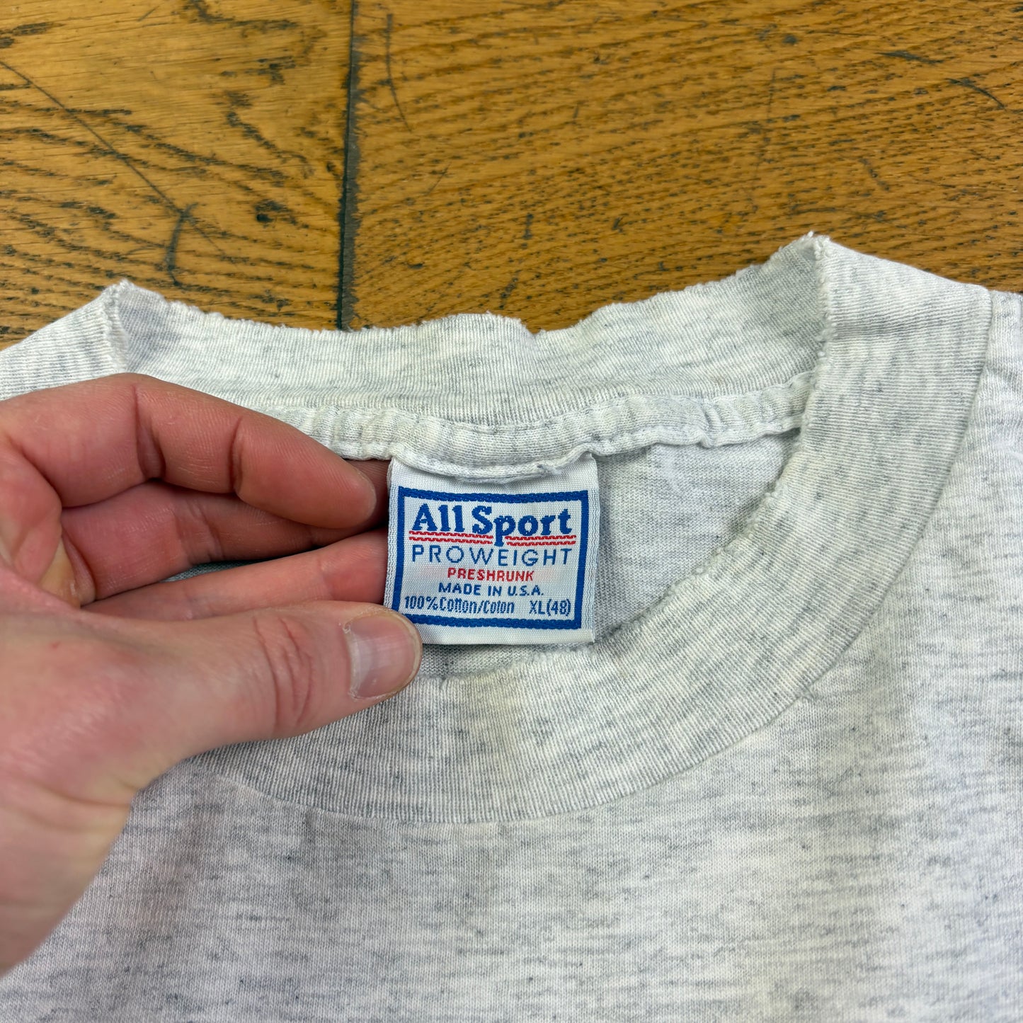 Vintage 90s Grandpa Grey Funny Single Stitch Graphic T-Shirt - XL