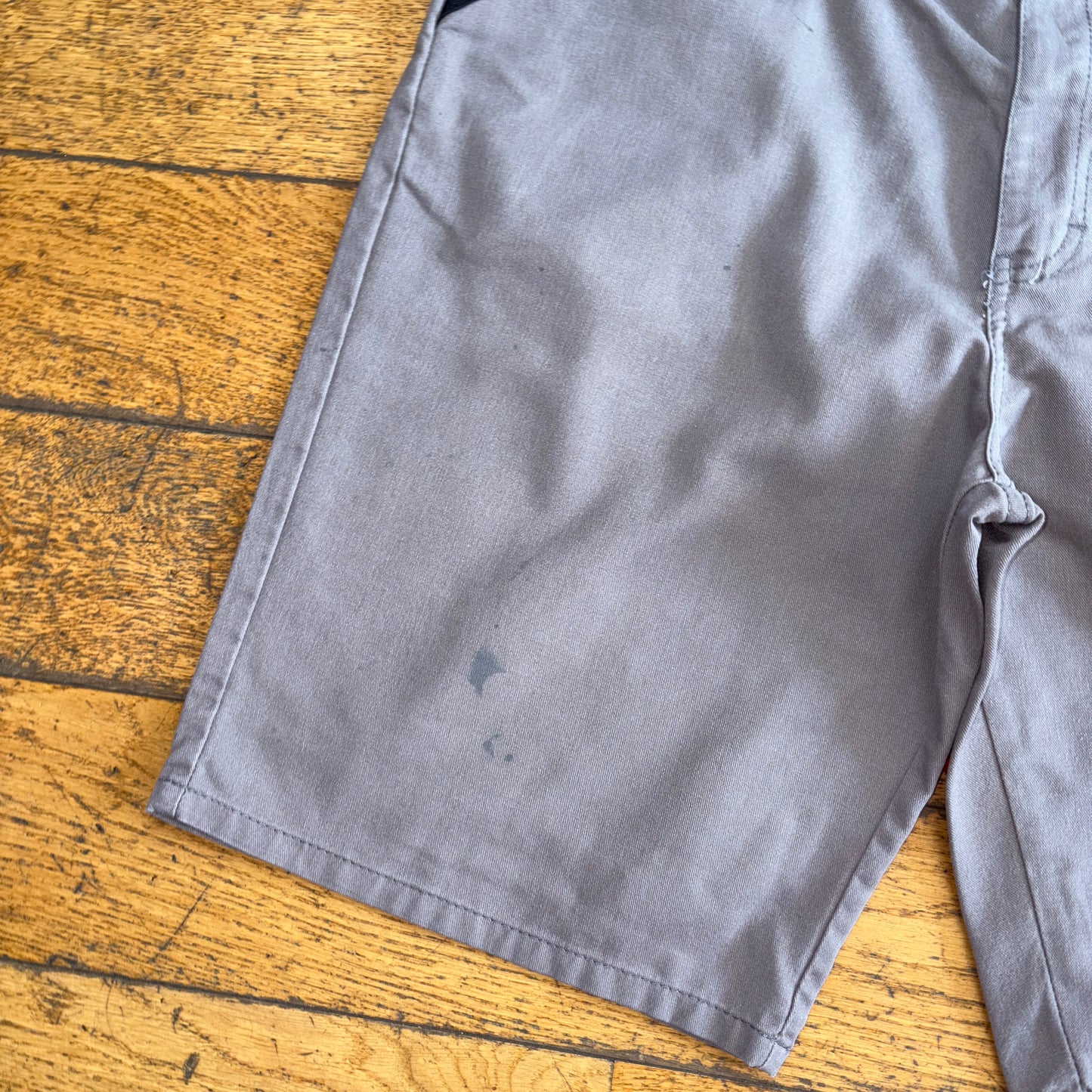 Vintage Dickies Workwear Carpenter Baggy Grey Shorts - 36